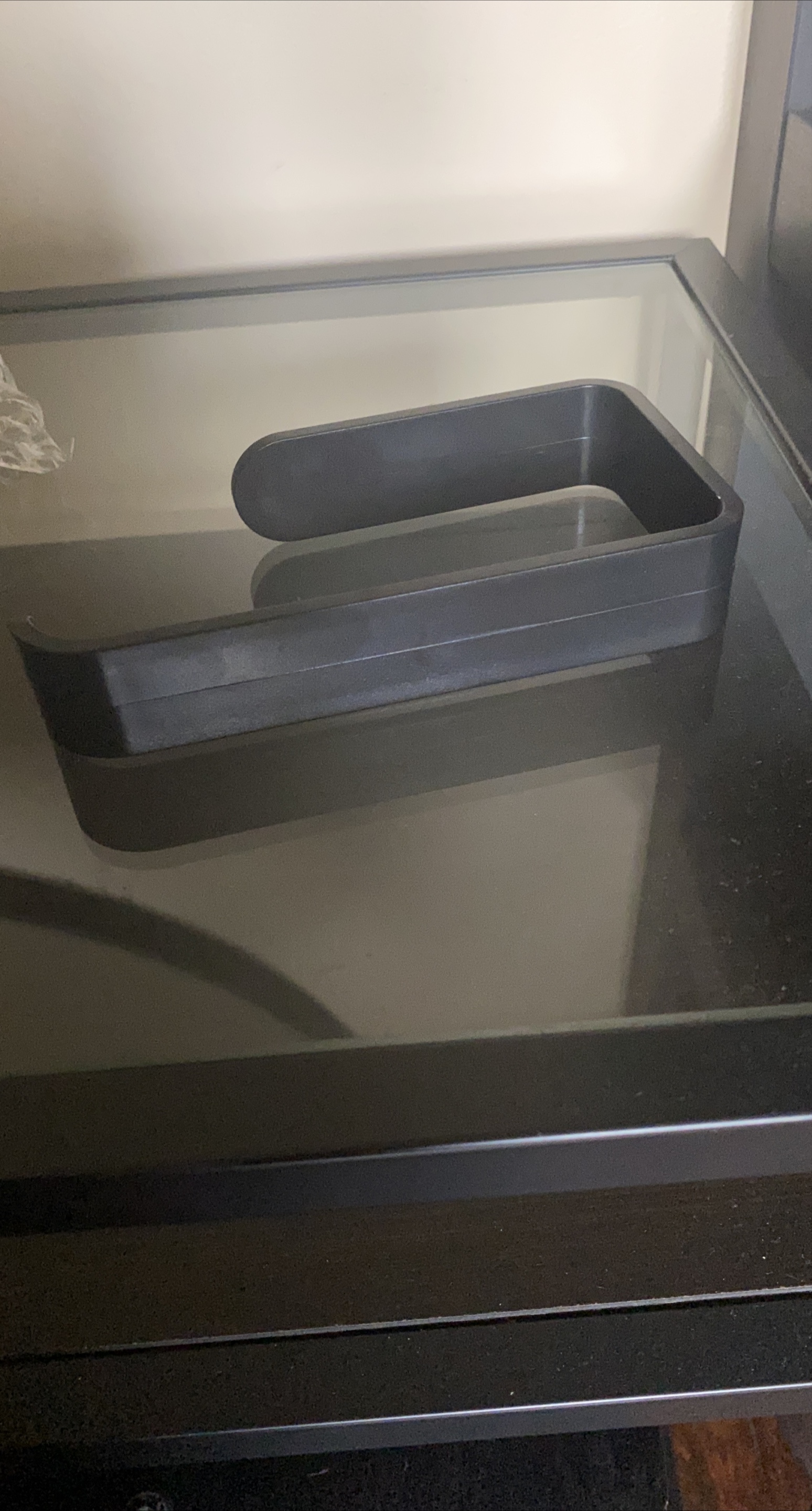 Black plastic Toilet Paper Holder thumbnail