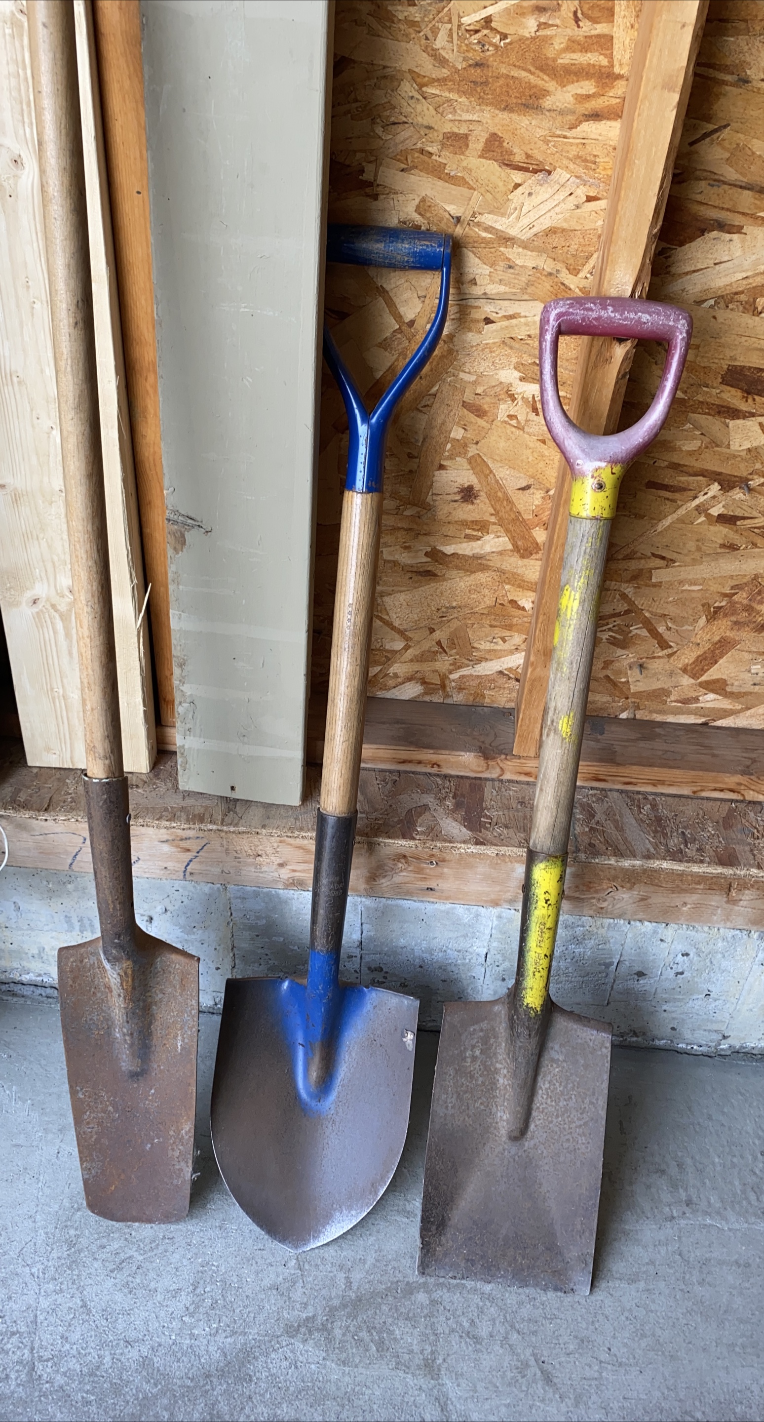 Used Shovels - Set of 3 thumbnail