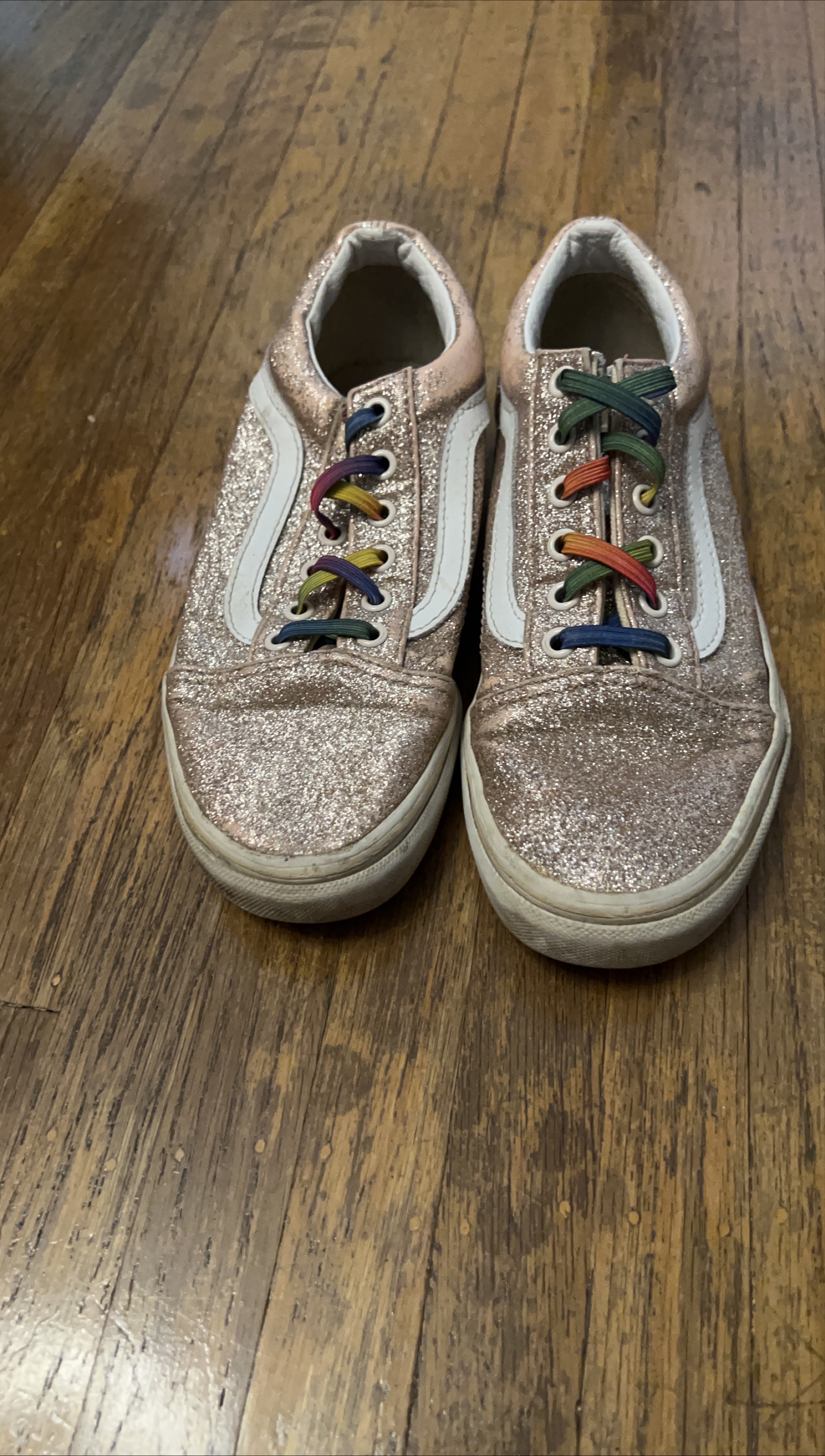 Vans Old Skool Glitter Shoes - Size 12 thumbnail