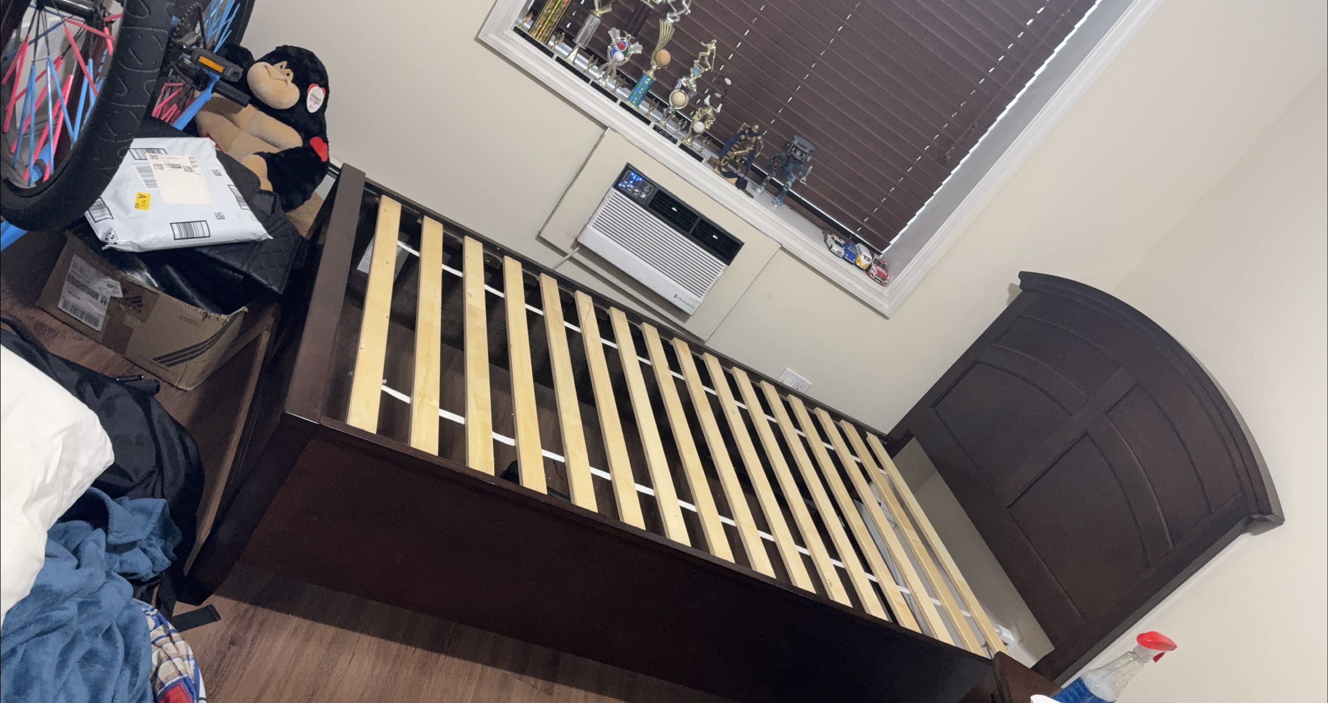 Dark Wood Bed Frame thumbnail