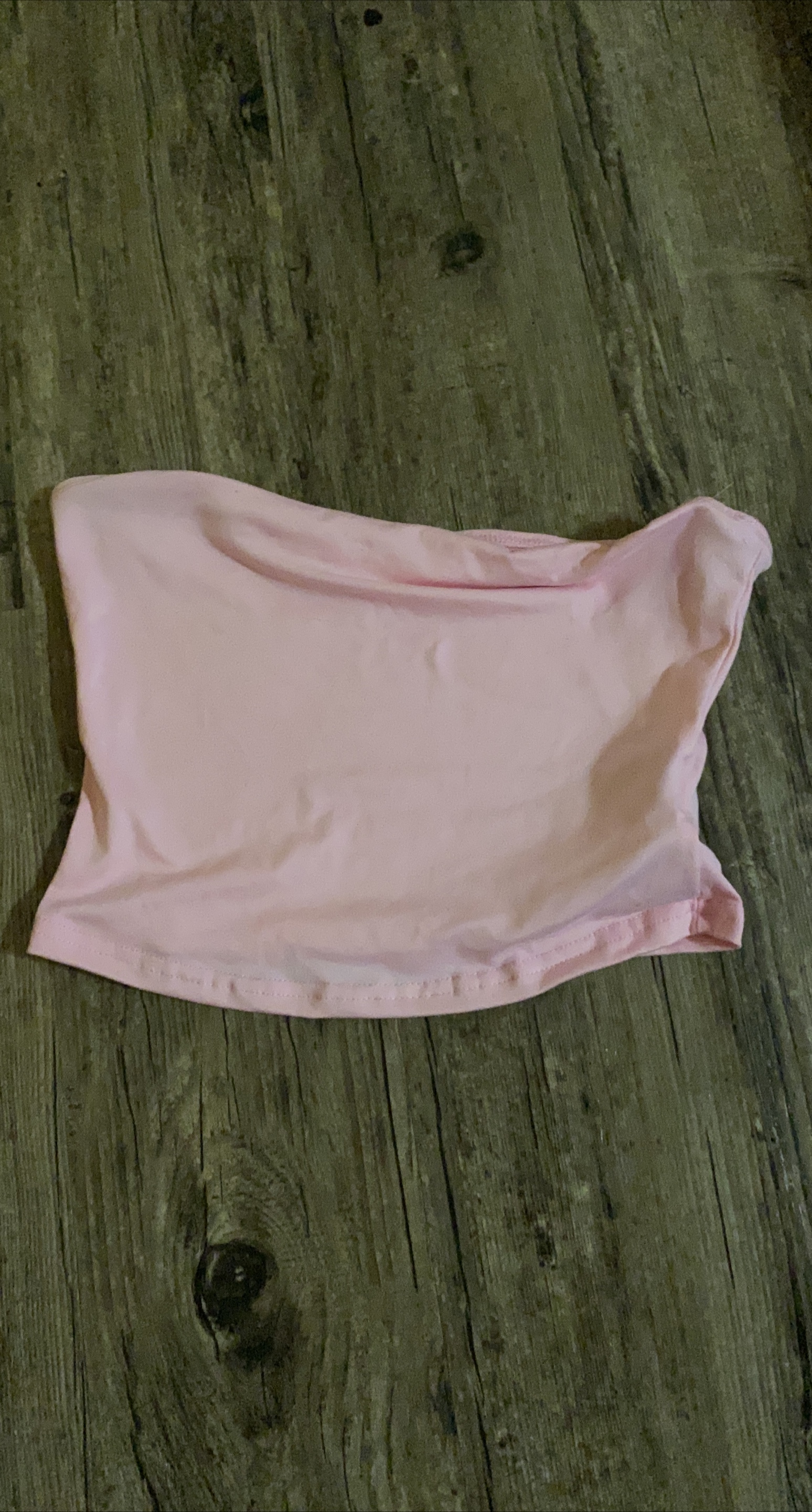 Pink Strapless Top thumbnail