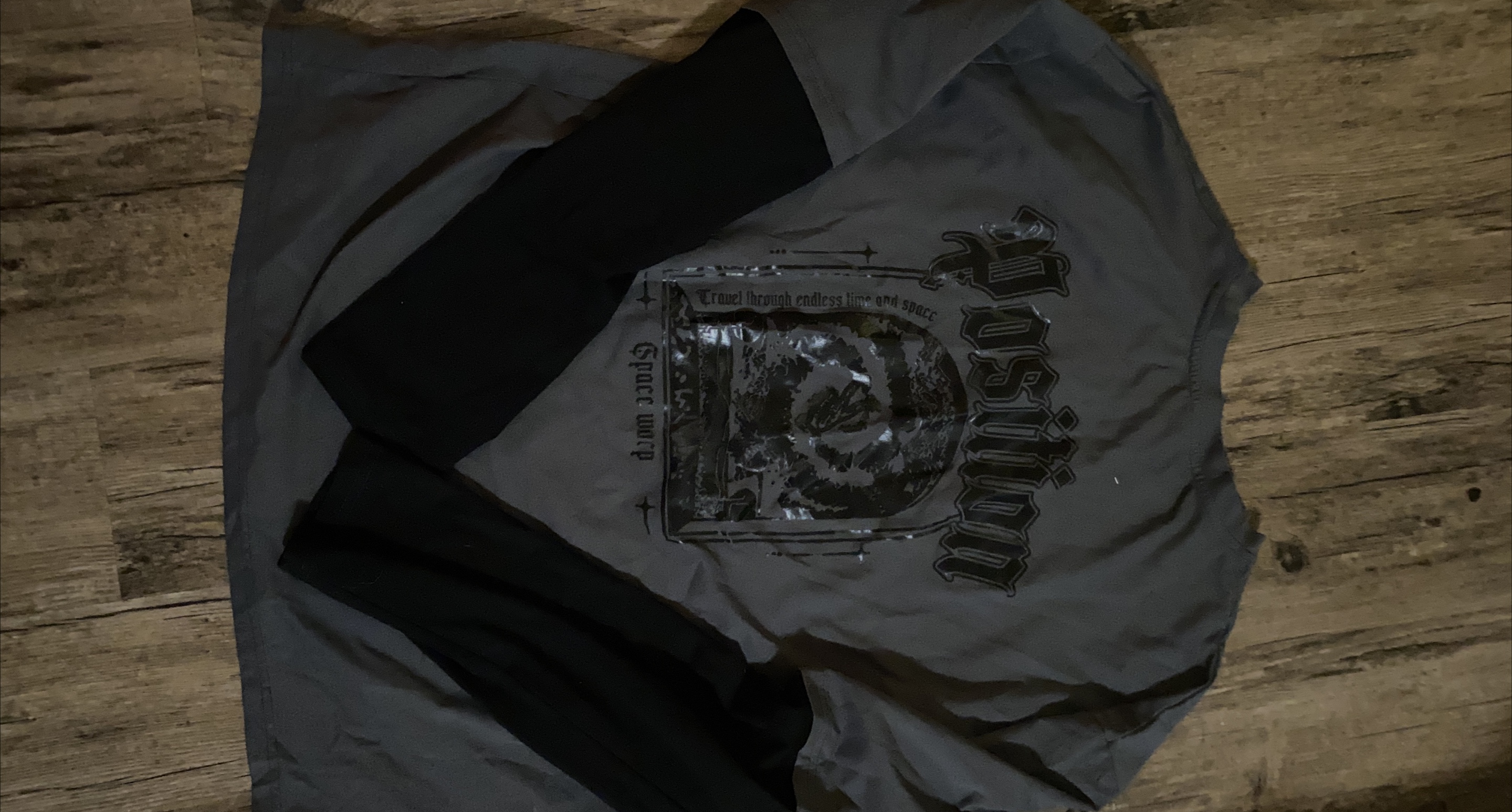 Grey Graphic Long Sleeve Shirt thumbnail