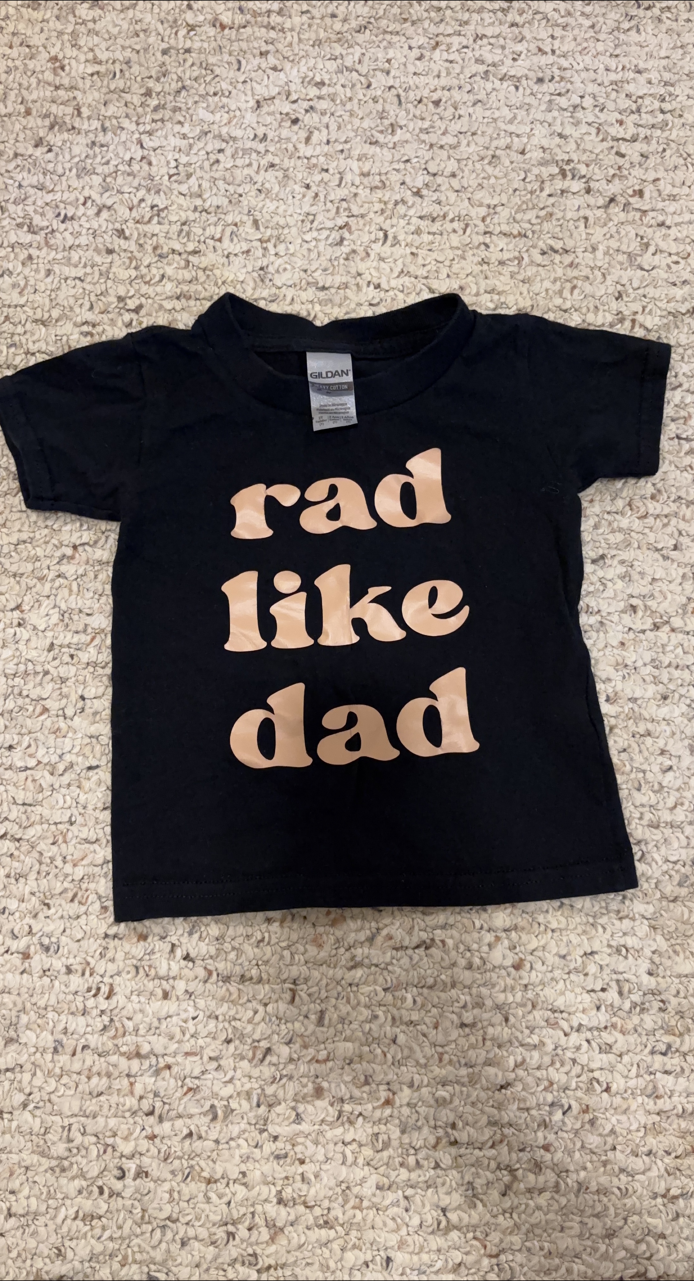 Gildan Black 'Rad Like Dad' T-Shirt thumbnail