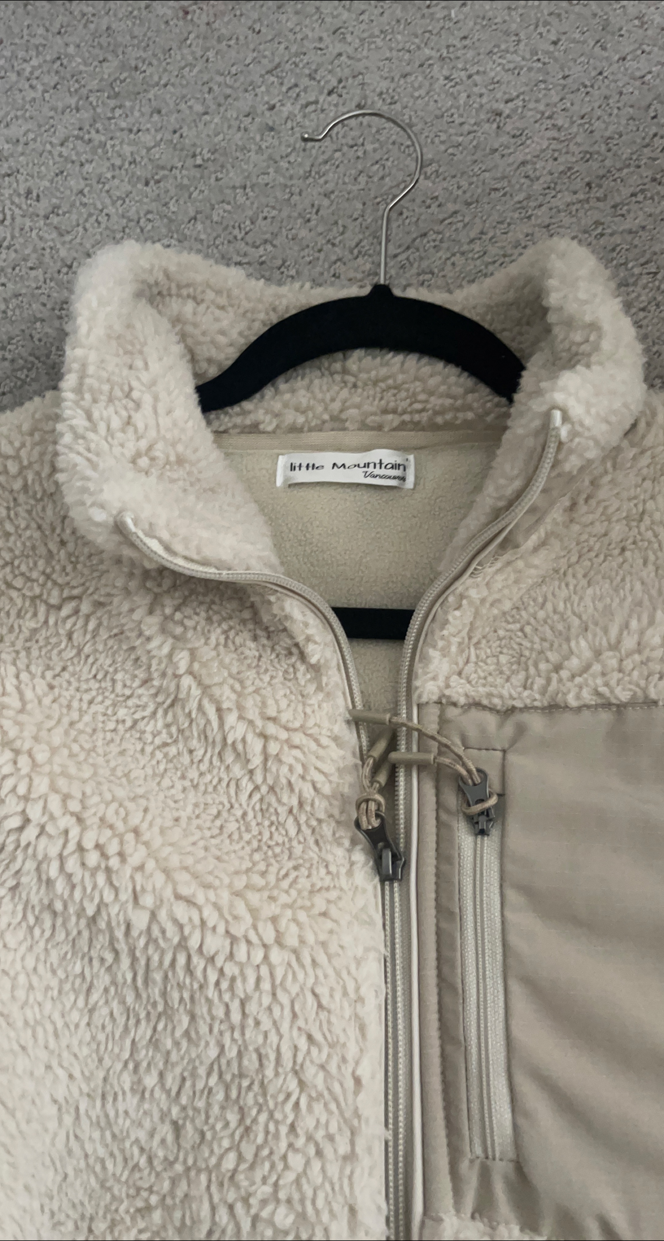 Little Mountain Cream Fleece Jacket thumbnail