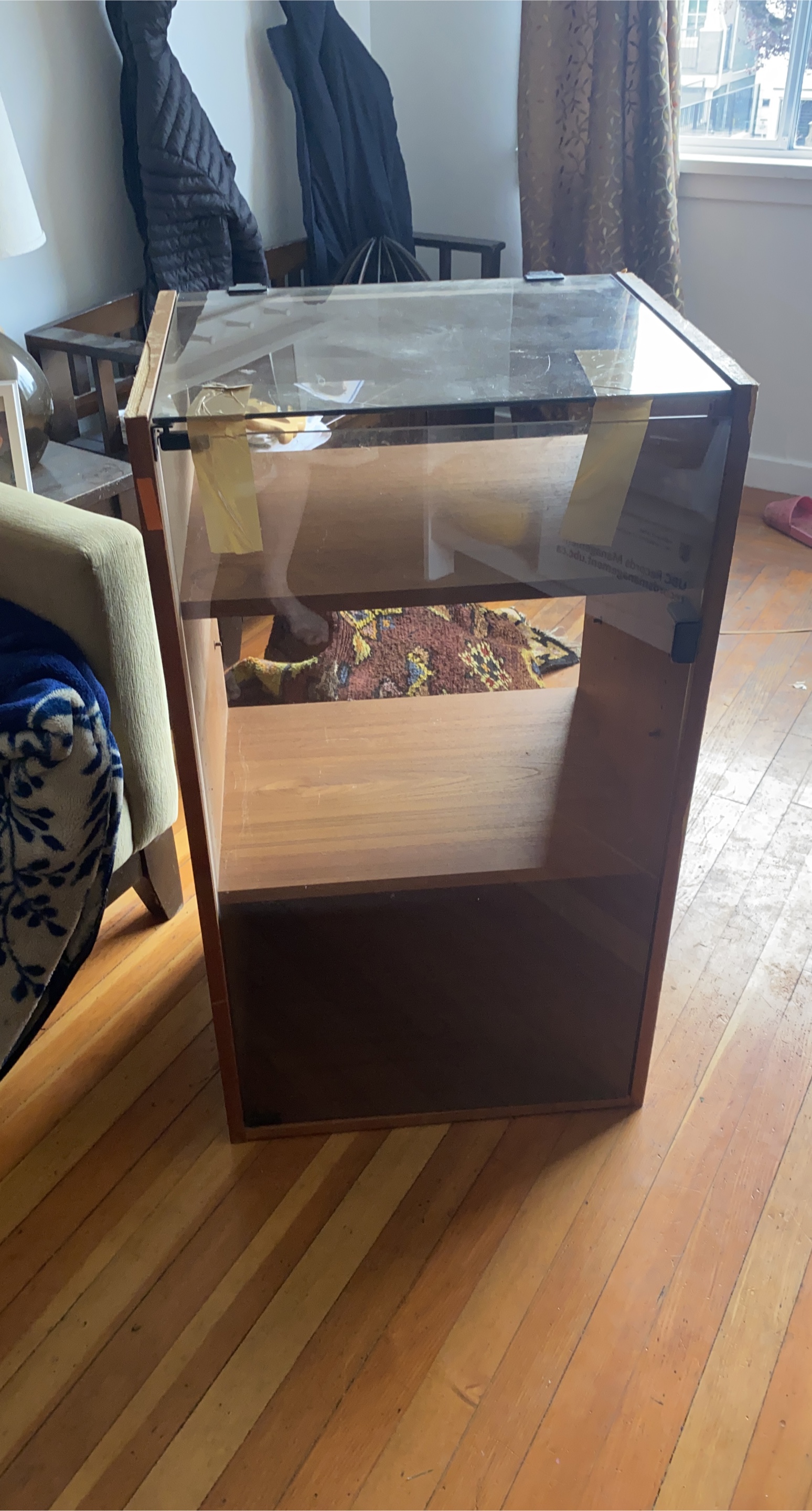 Vintage record player stand thumbnail