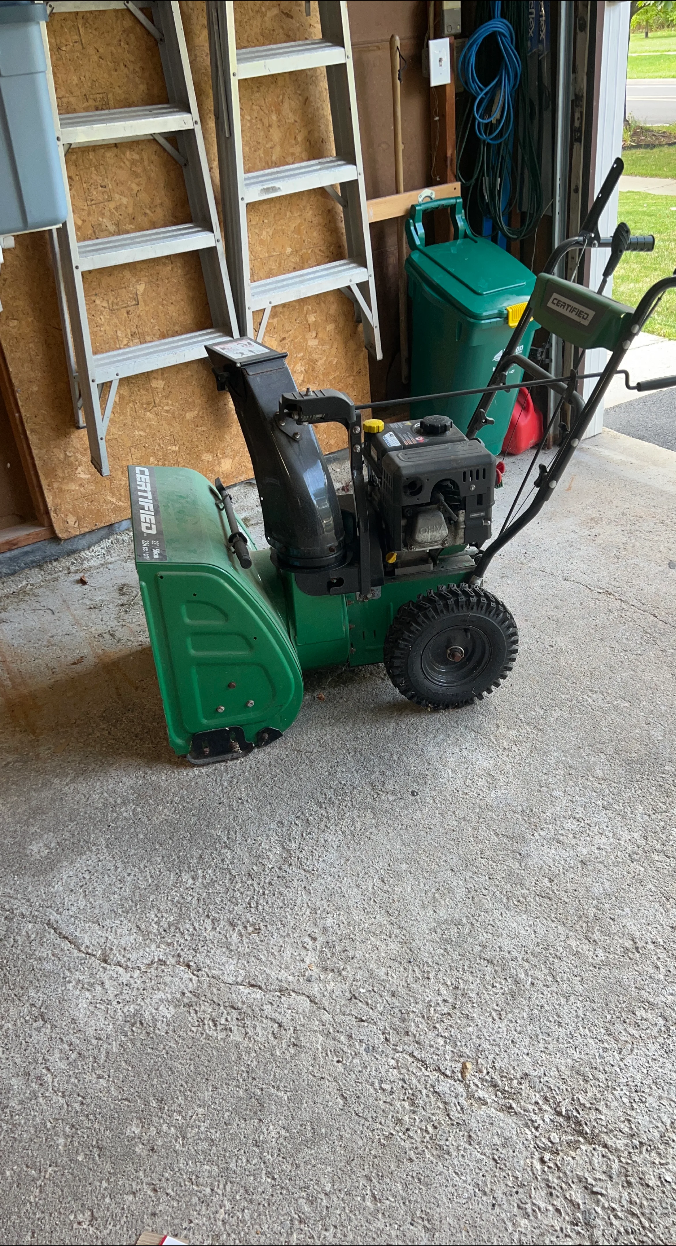 Certified Snow Blower