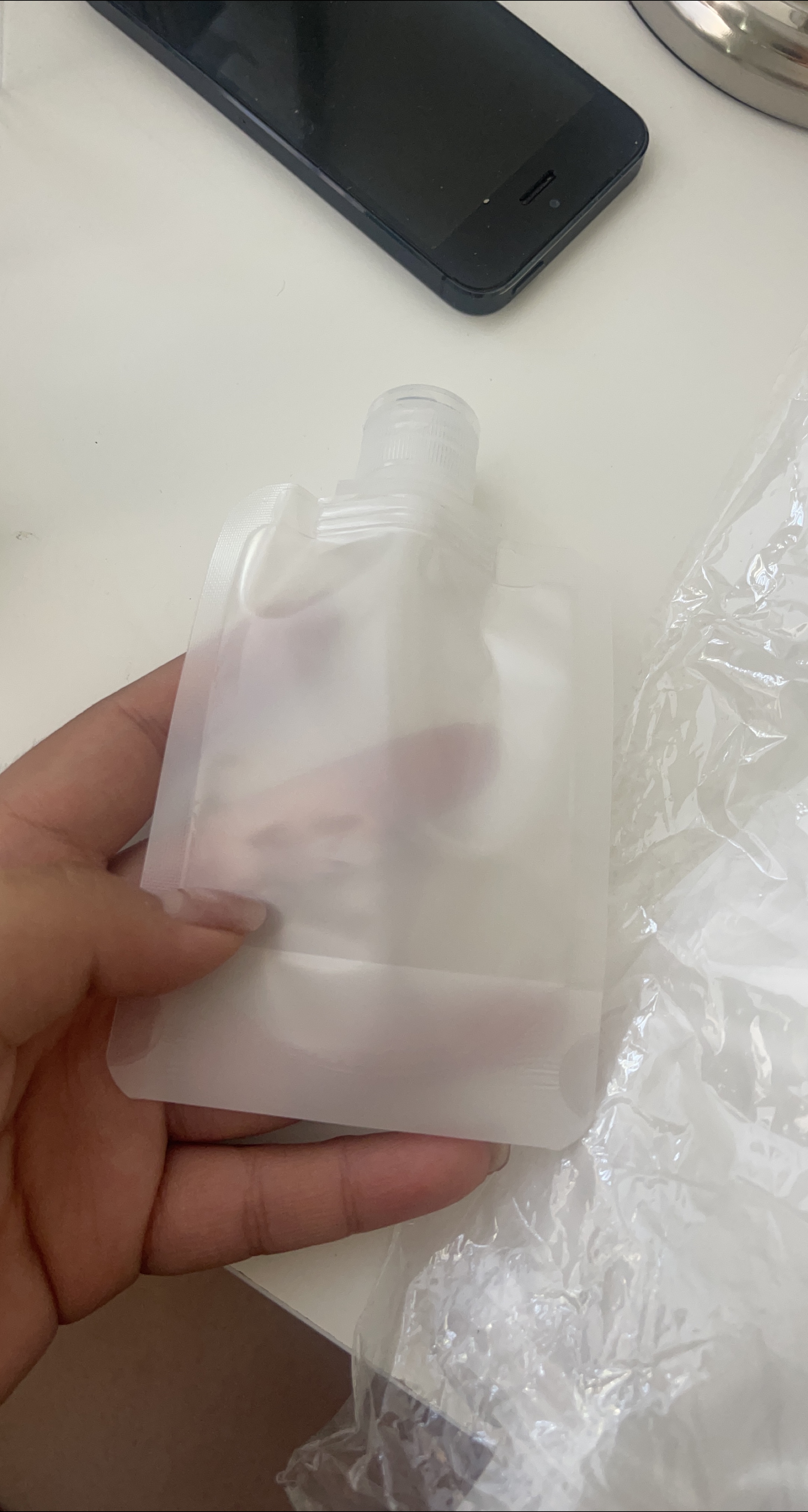 Reusable Travel Pouches - Clear 50ml thumbnail