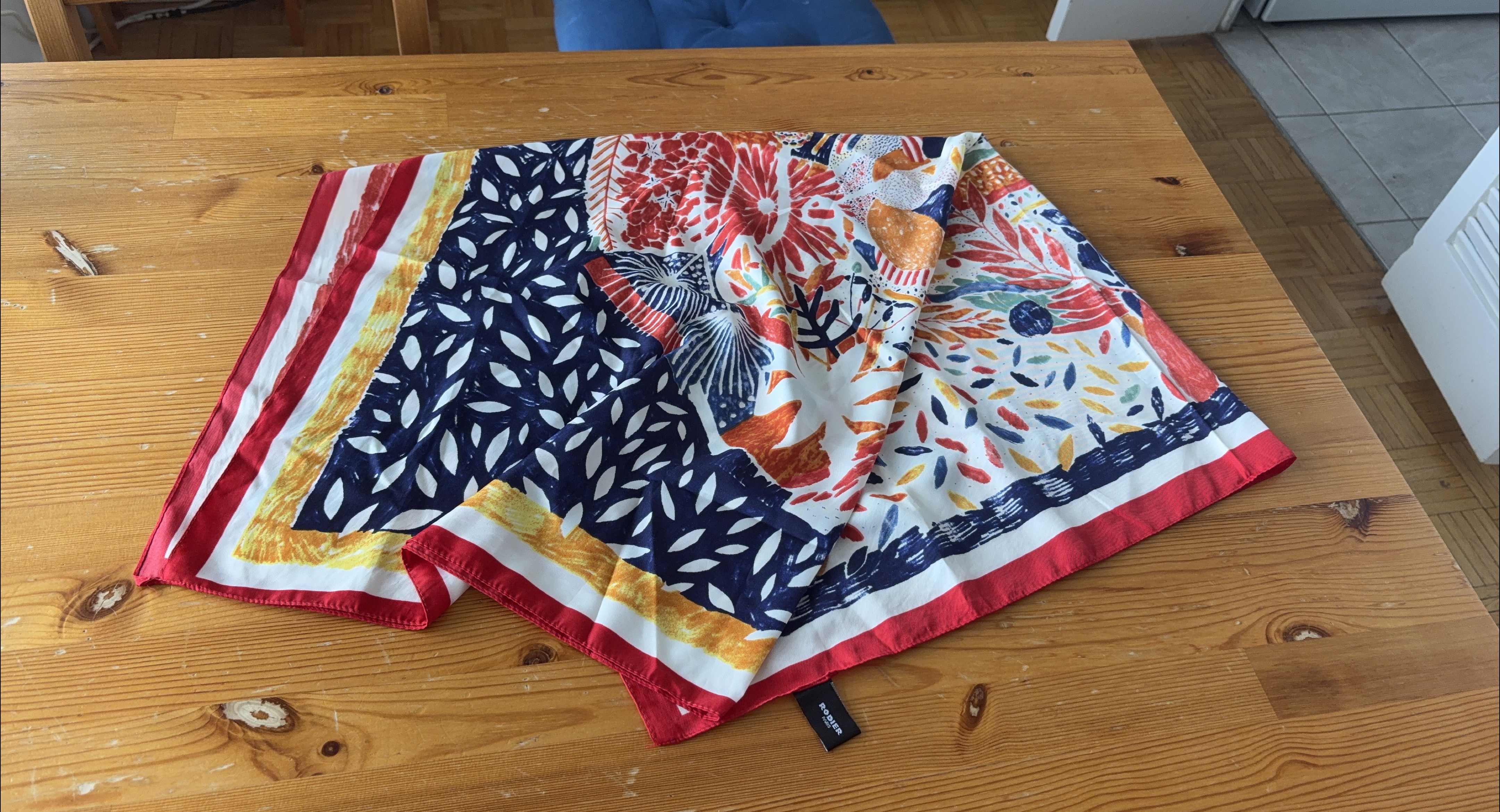 Rodier Paris Scarf - Floral Pattern thumbnail