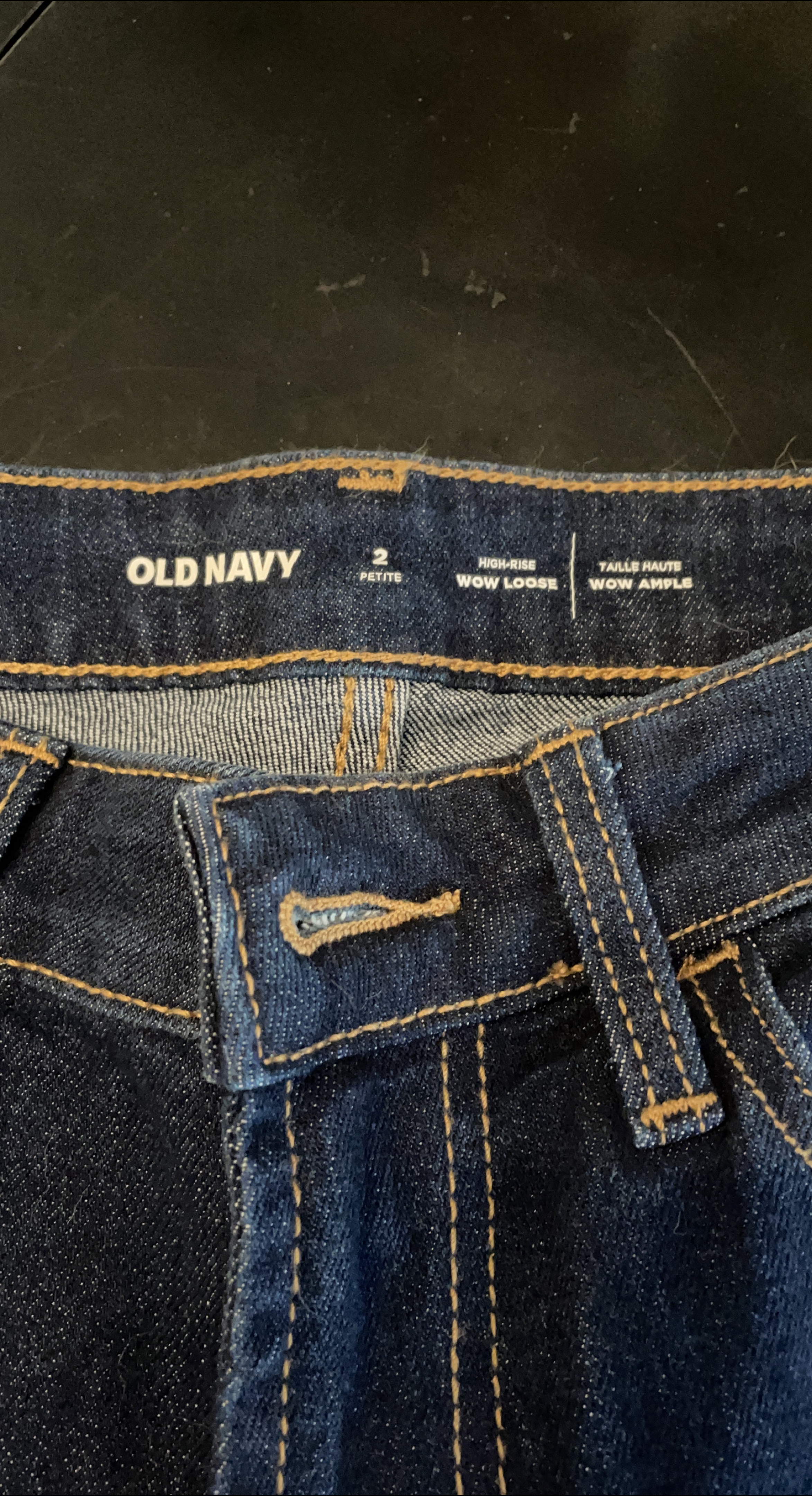 Old Navy WOW Loose High-Rise Jeans - Size 2 Petite thumbnail