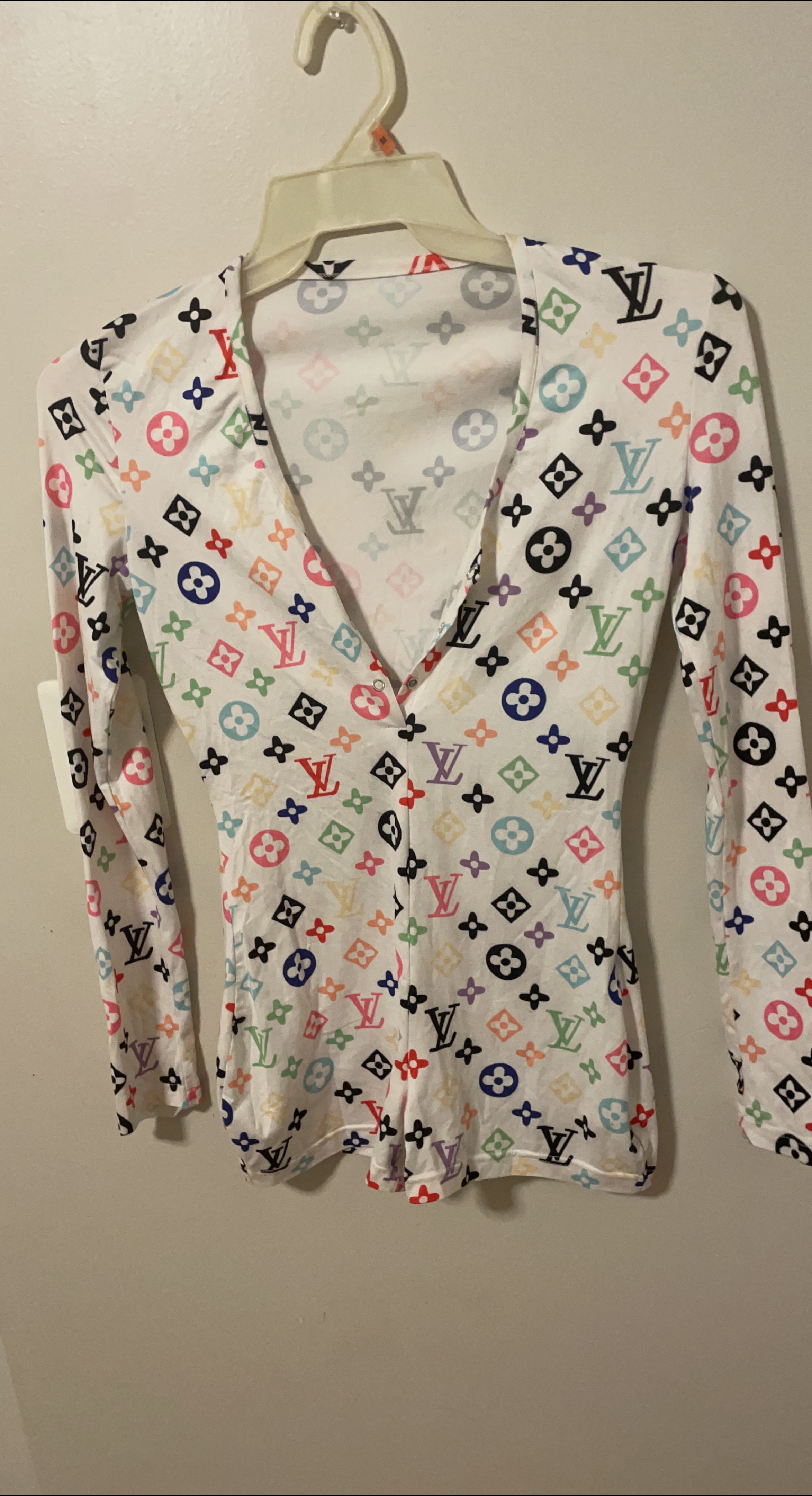 Louis Vuitton All-Over Monogram Long Sleeve Top