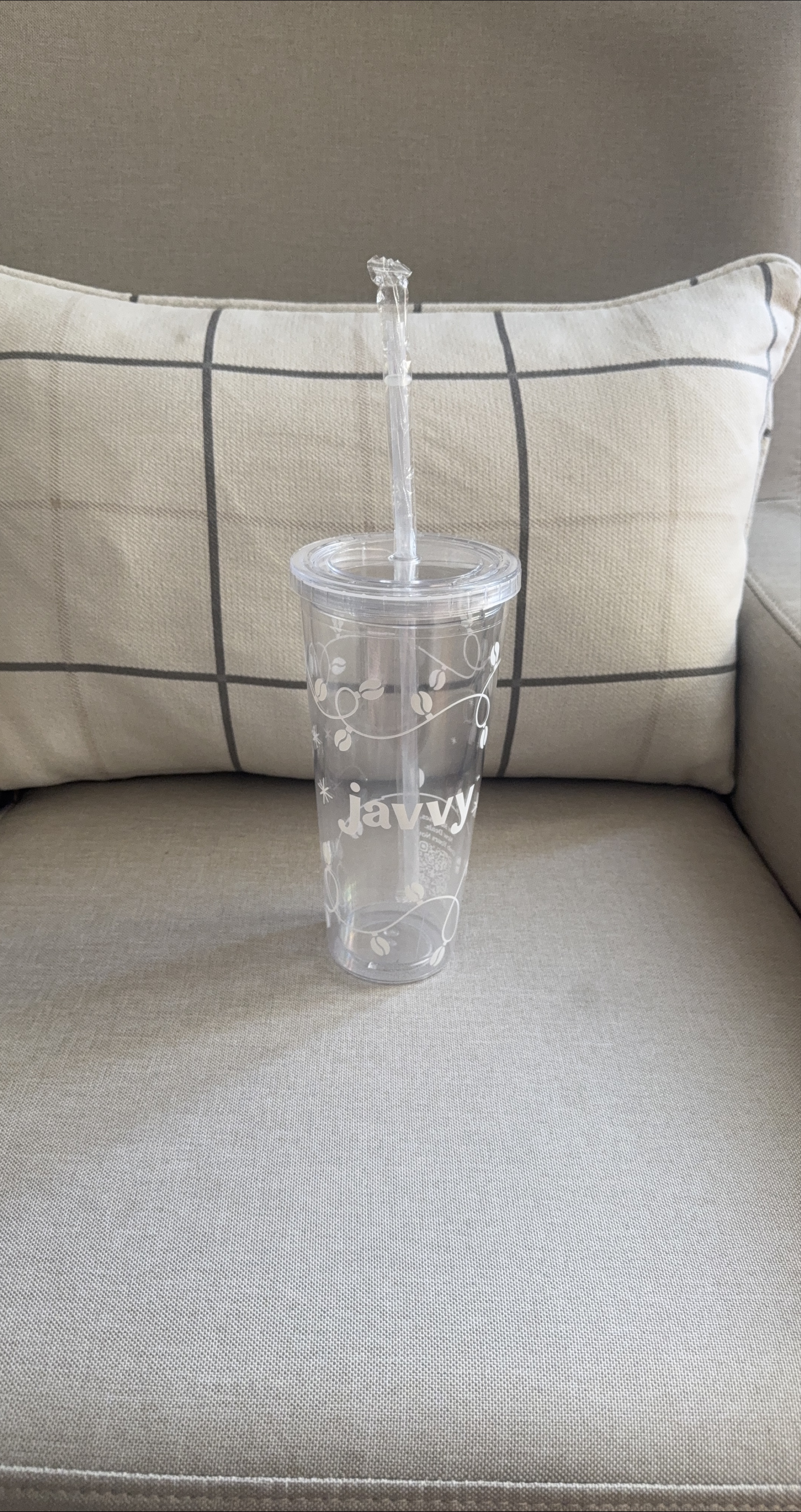 🥕 Javy Coffee Tumbler with Straw - 16oz thumbnail