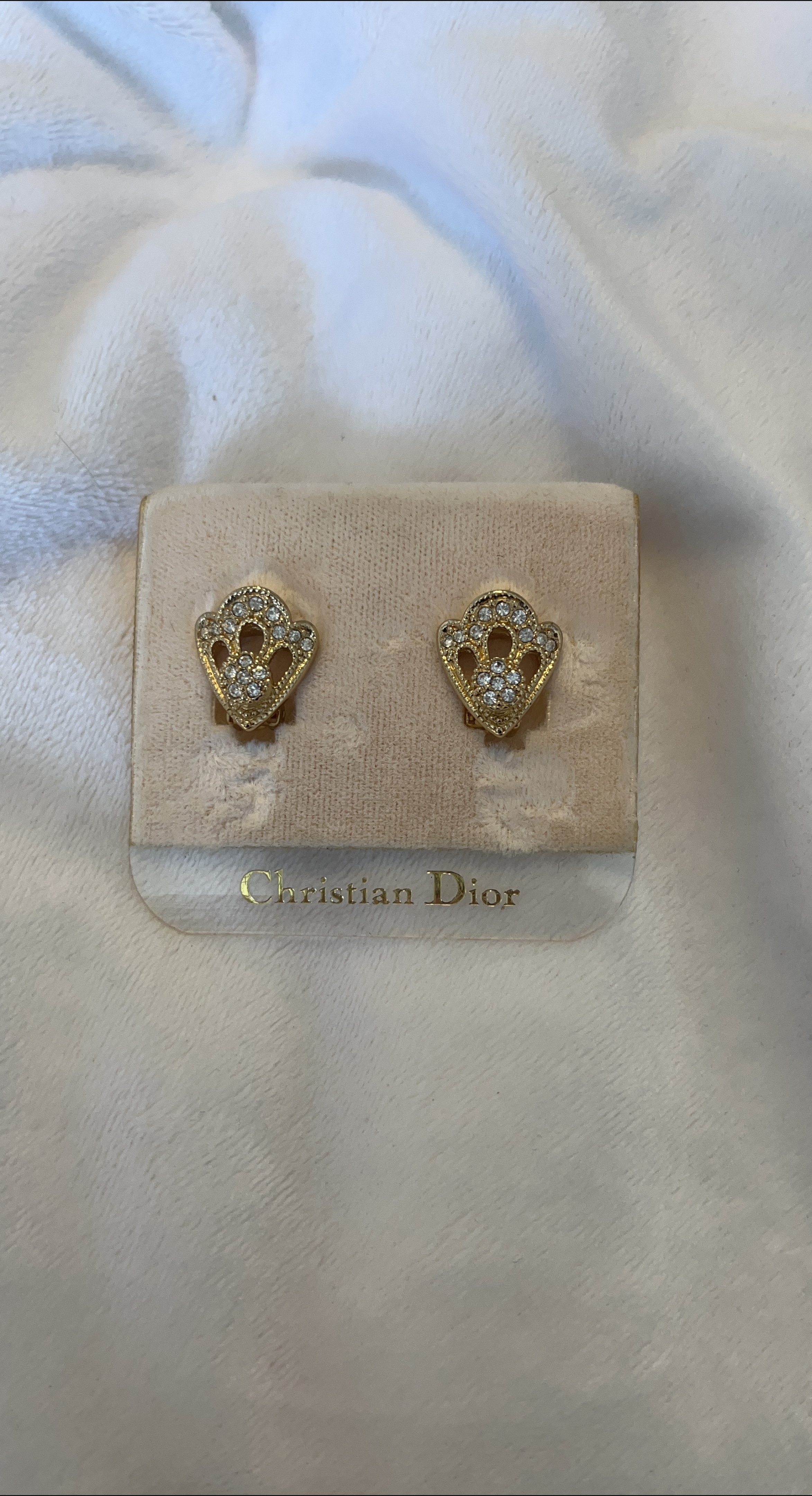 Christian Dior Gold Earrings thumbnail