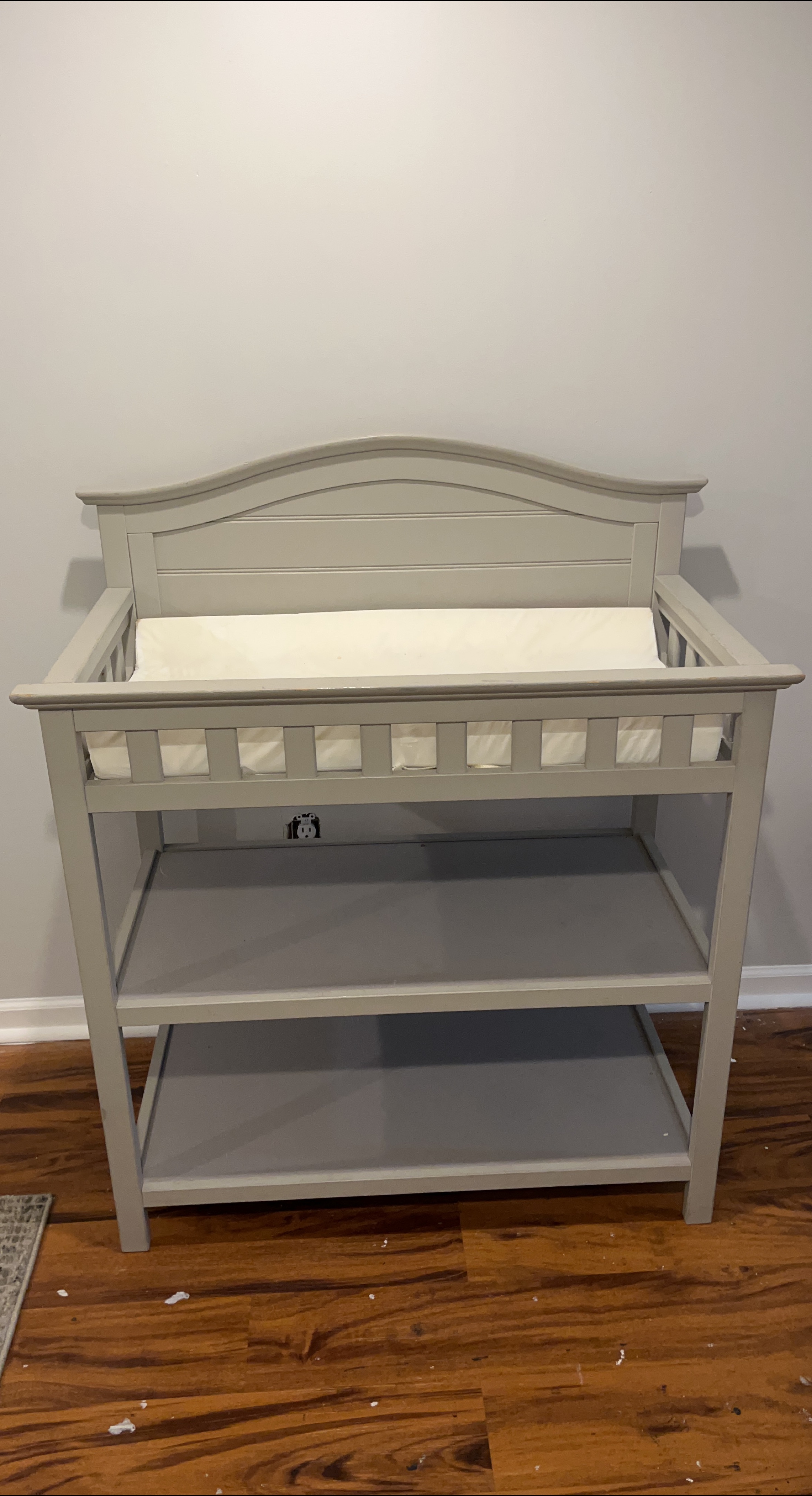 Grey Baby Changing Table