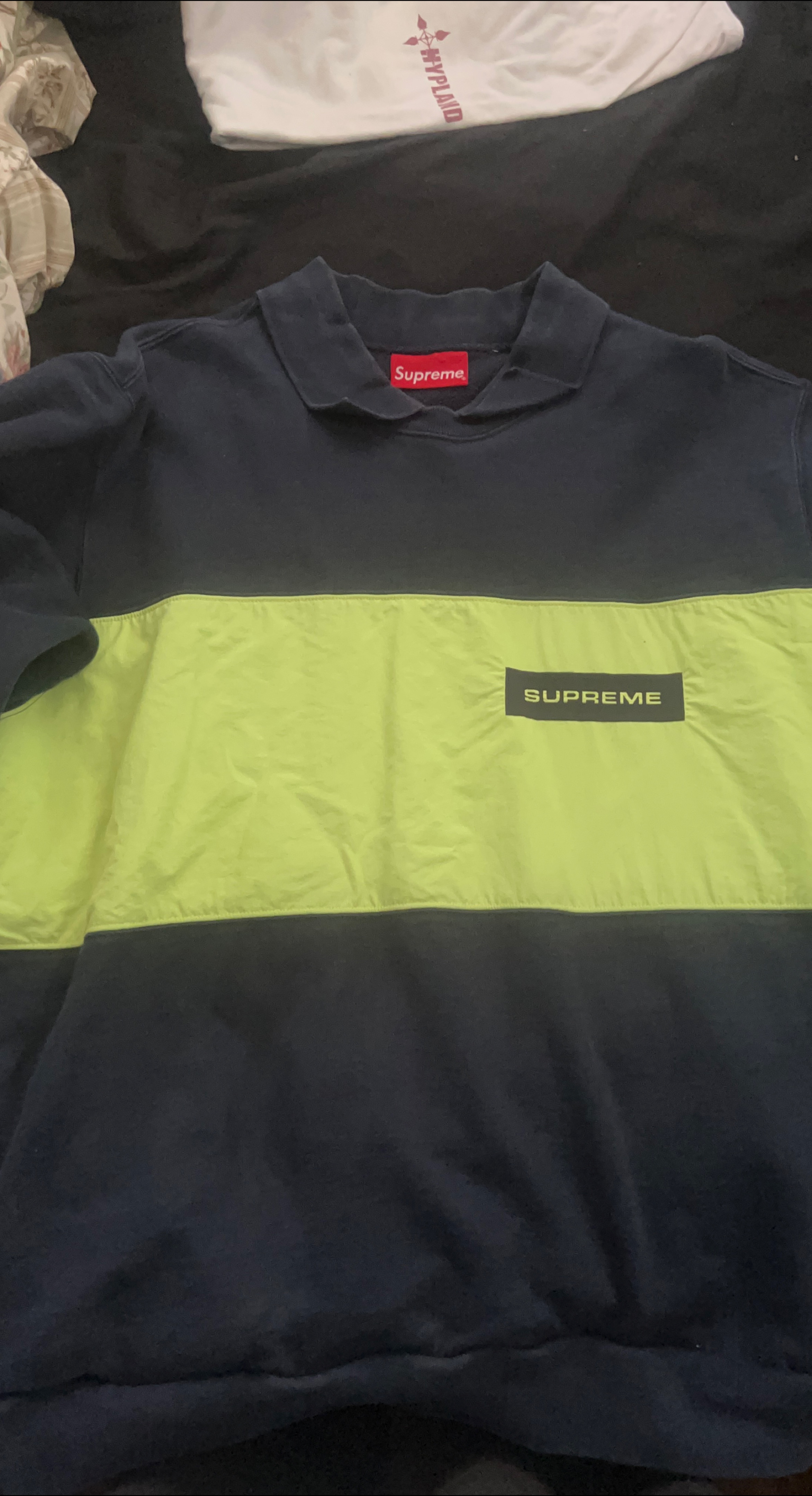 Supreme Colour Block Polo Sweatshirt thumbnail