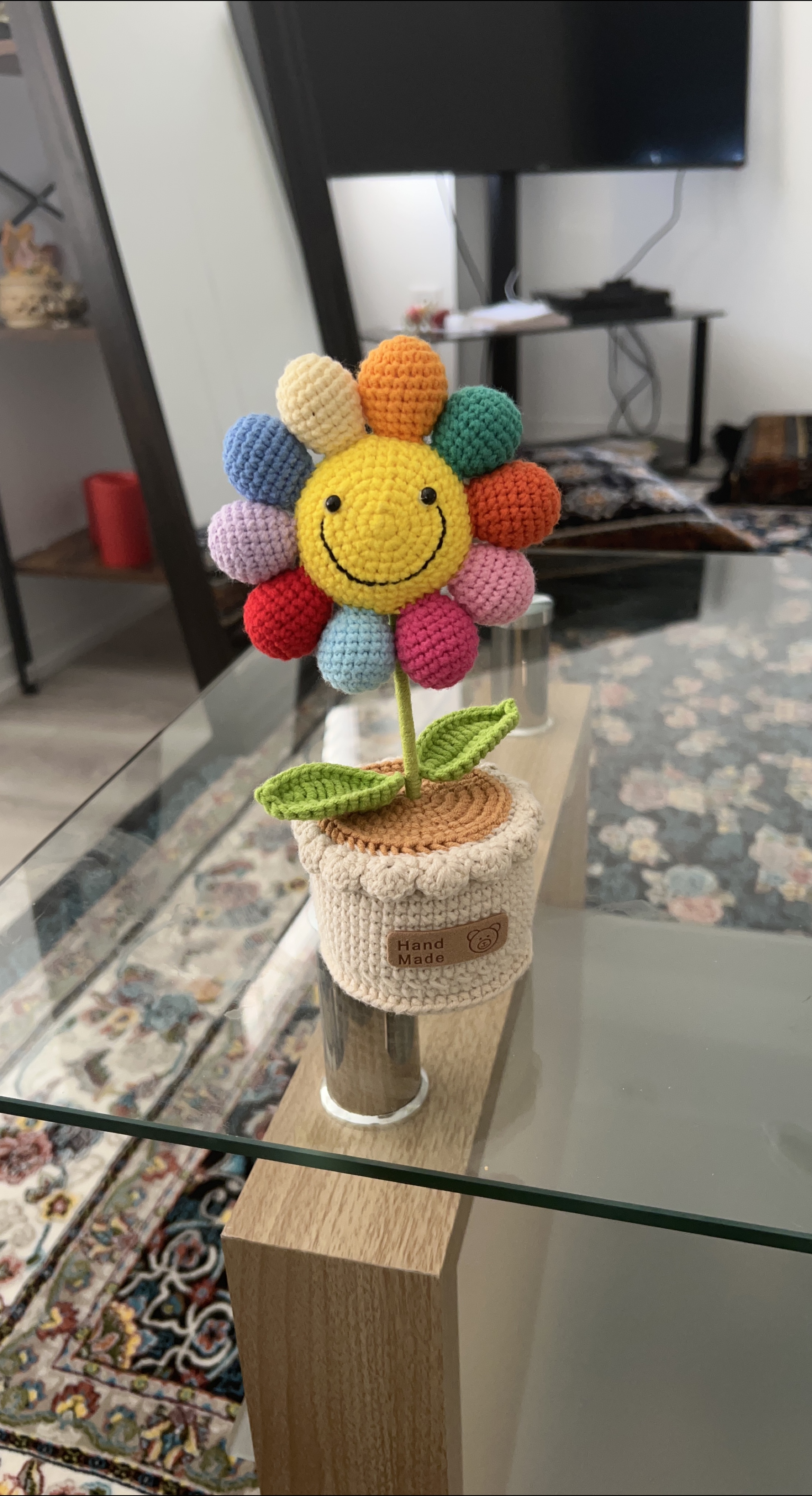 Handmade Crochet Flower Pot thumbnail