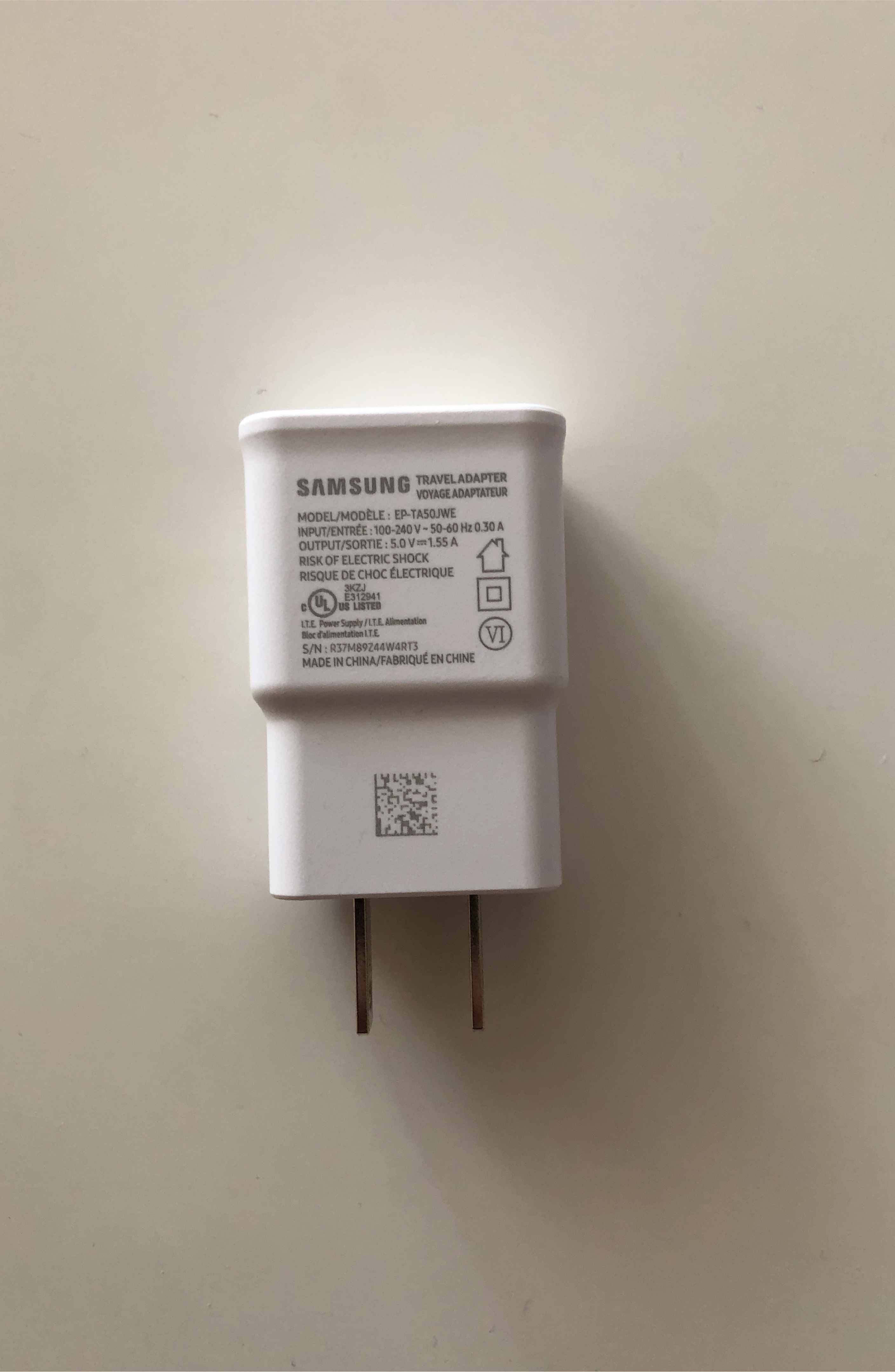 Samsung Travel Adapter EP-TA50JWE thumbnail