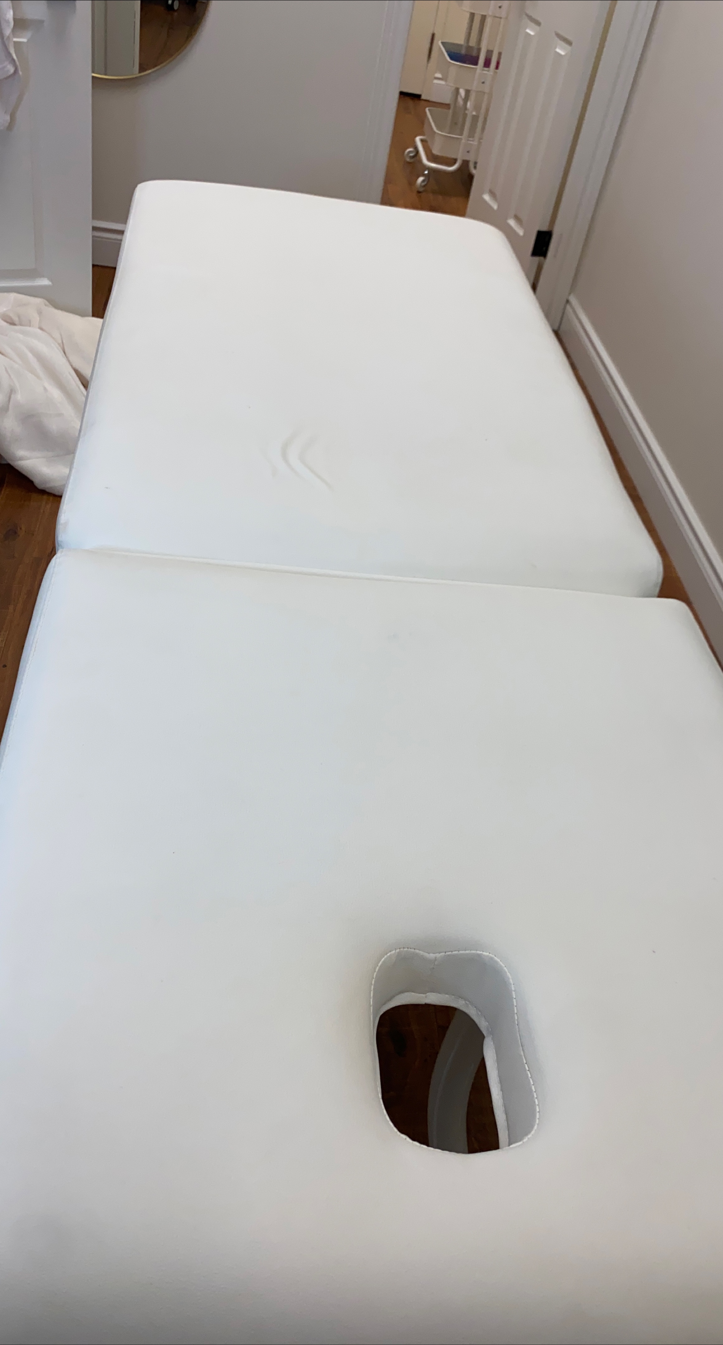 White Massage Table