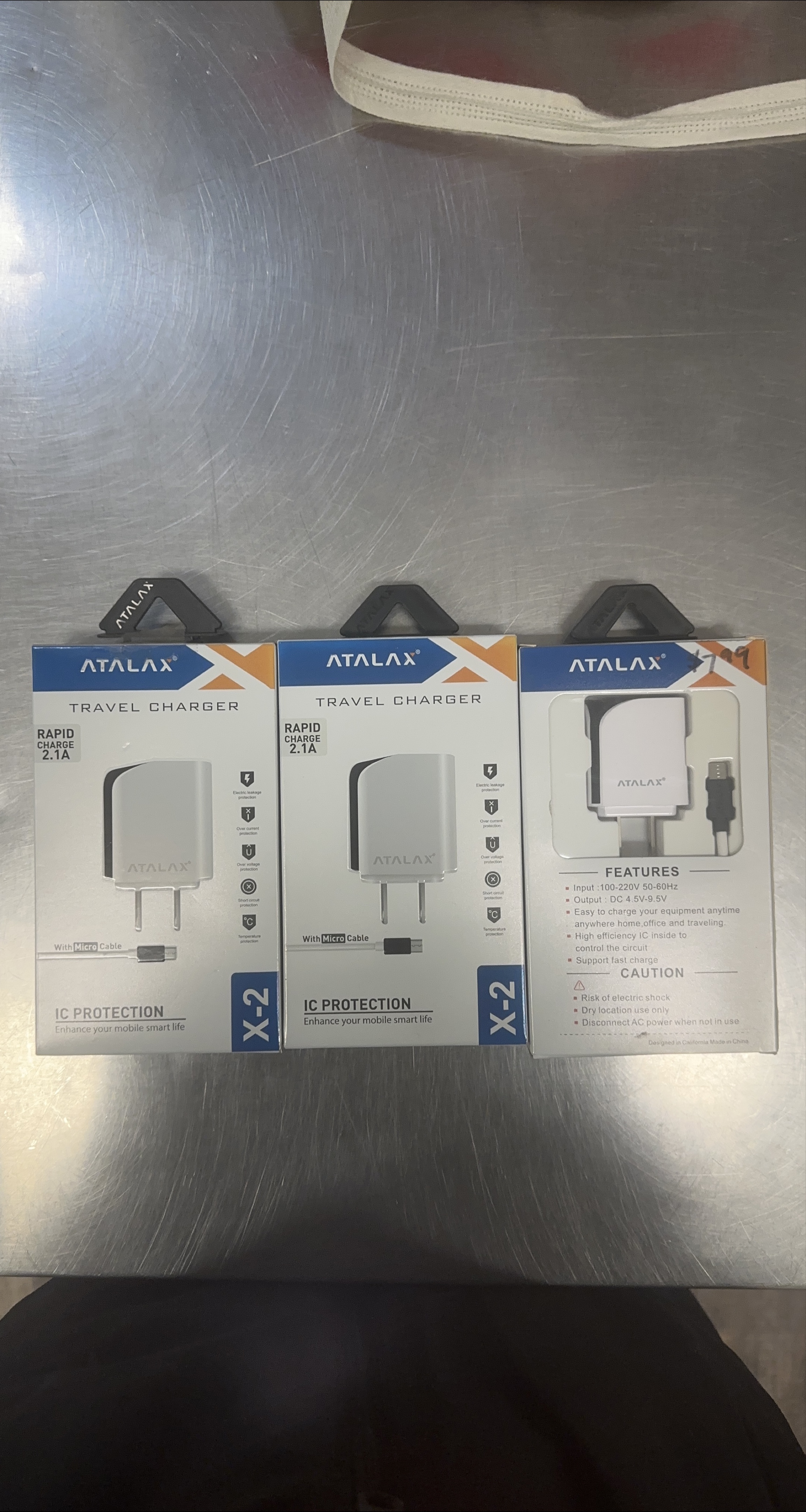 Atalax Travel Charger 2.1A - New in Box thumbnail