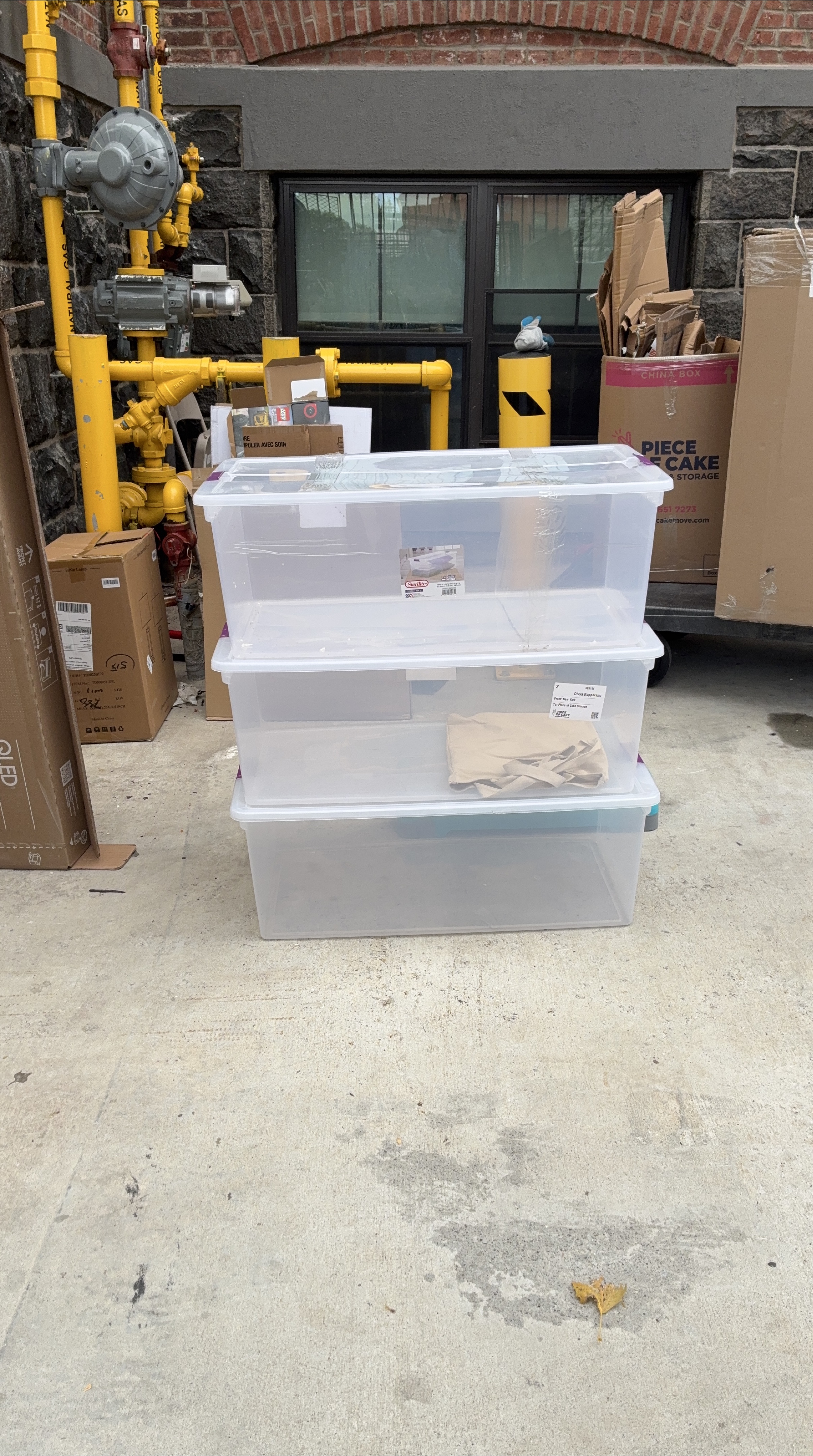 Sterilite Storage Containers - Set of 3 thumbnail