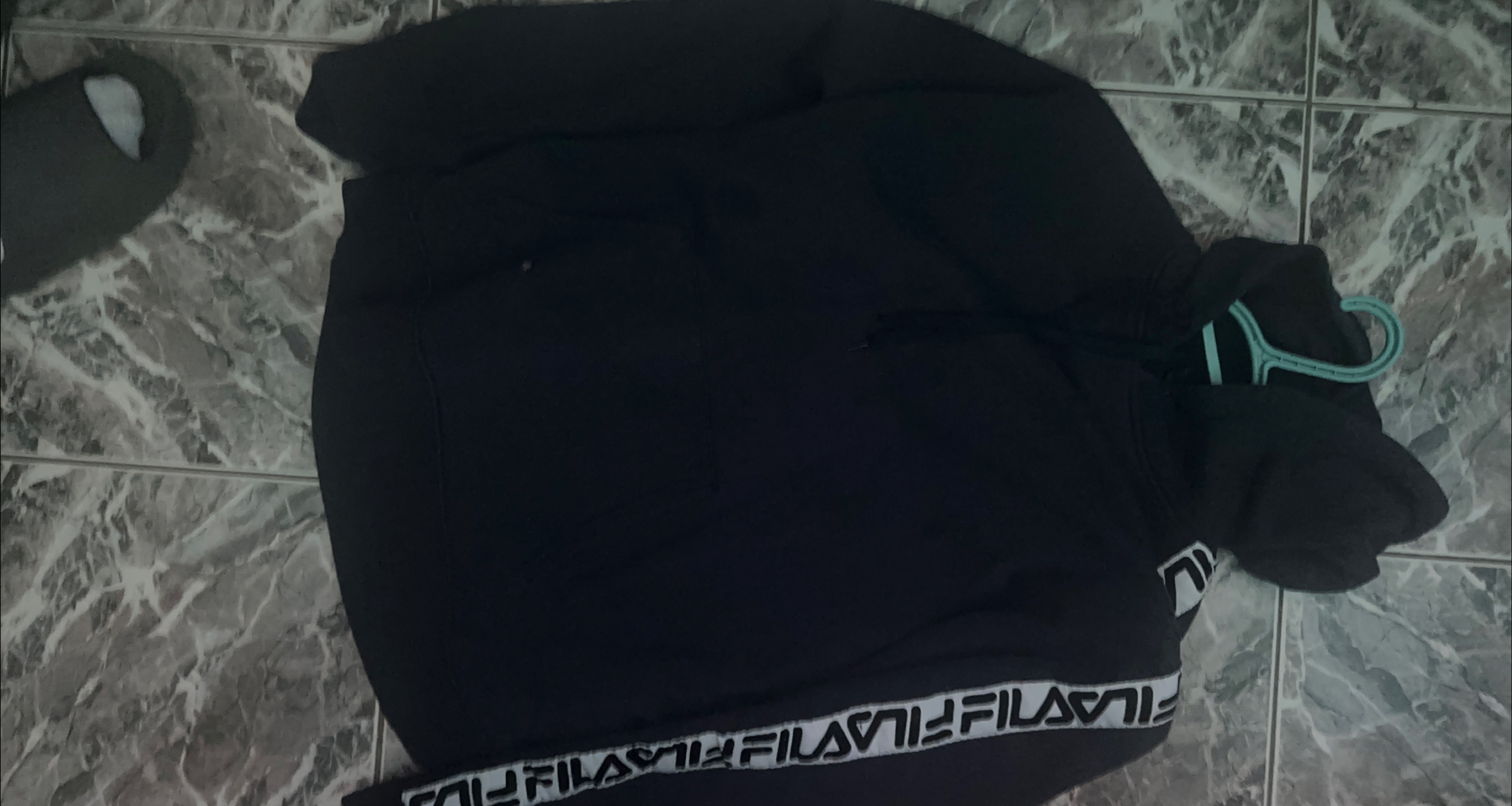 Fila Black Hoodie thumbnail