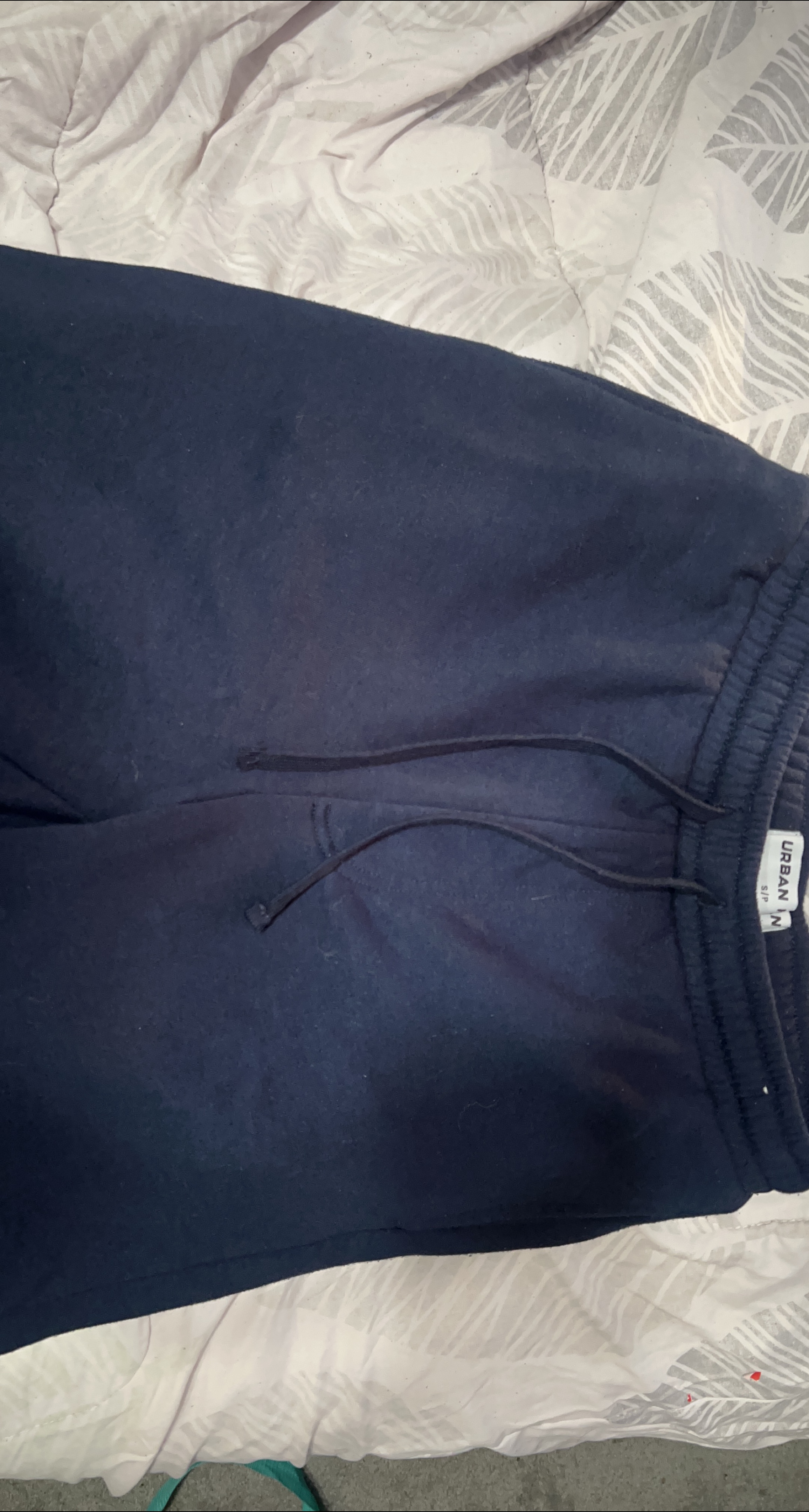 Urban Man Navy Blue Joggers - Size S thumbnail