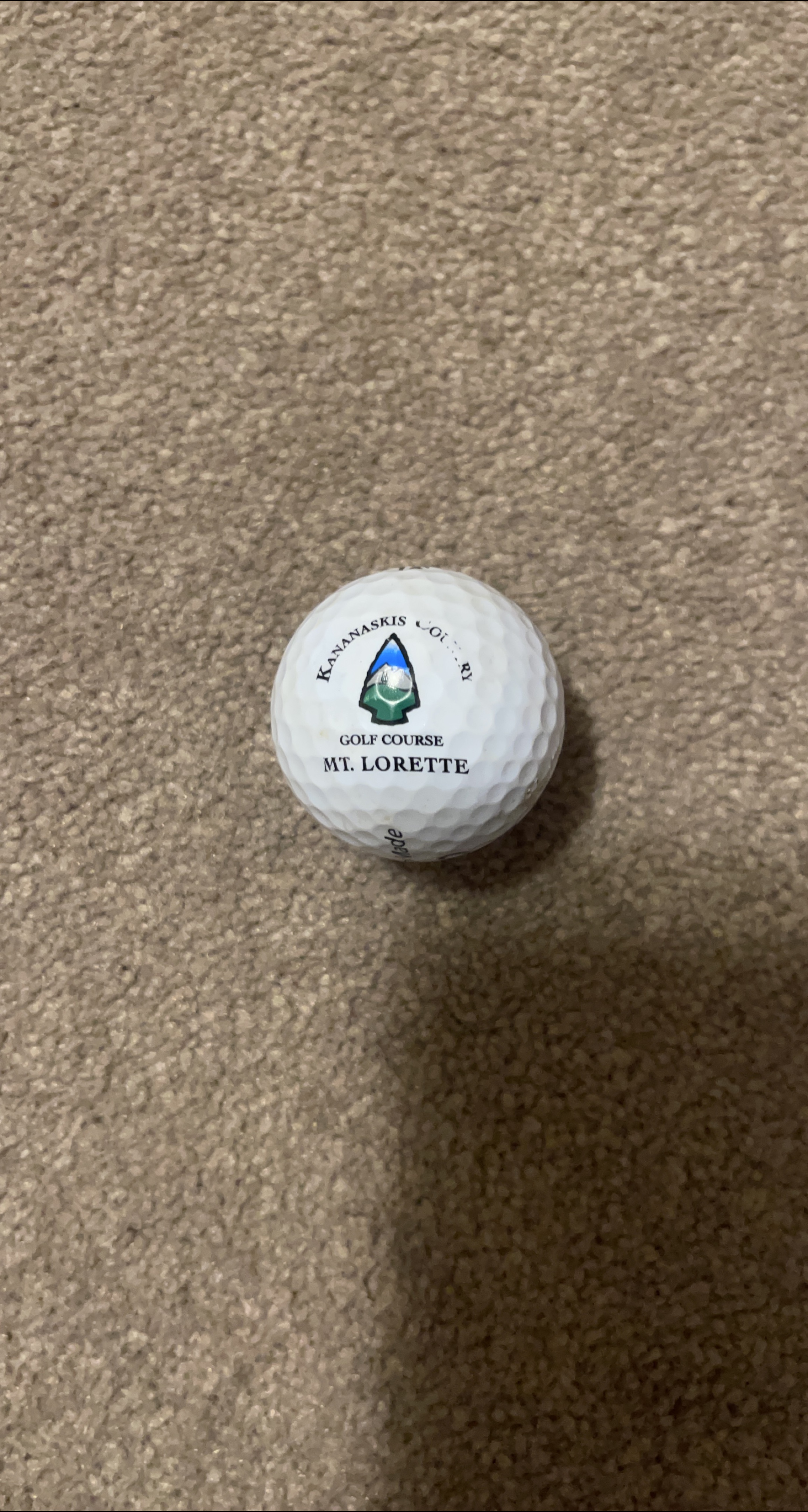 Kananaskis Golf Course Mt. Lorette Golf Ball thumbnail