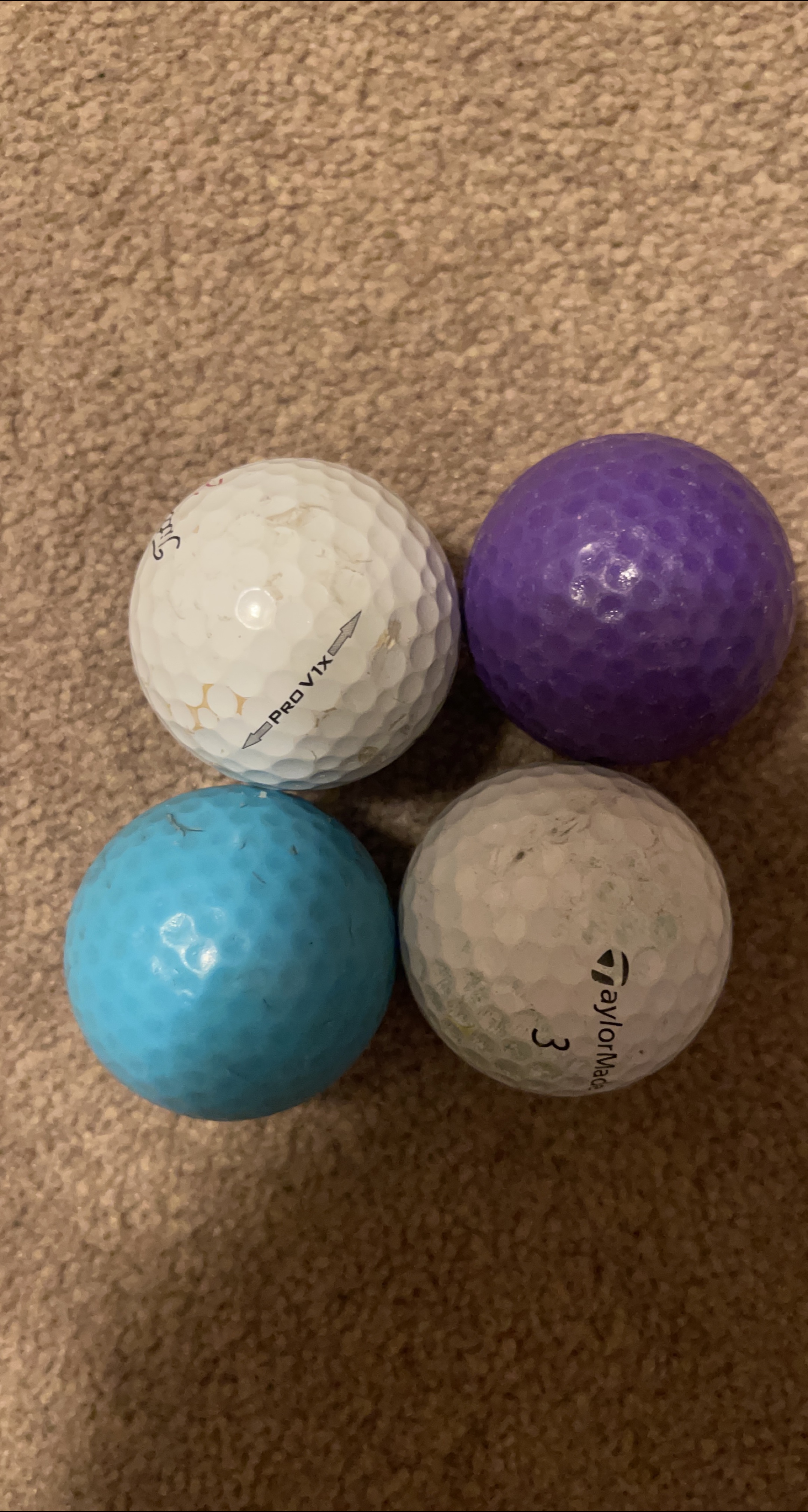 Golf Balls - Titleist Pro V1x & TaylorMade thumbnail
