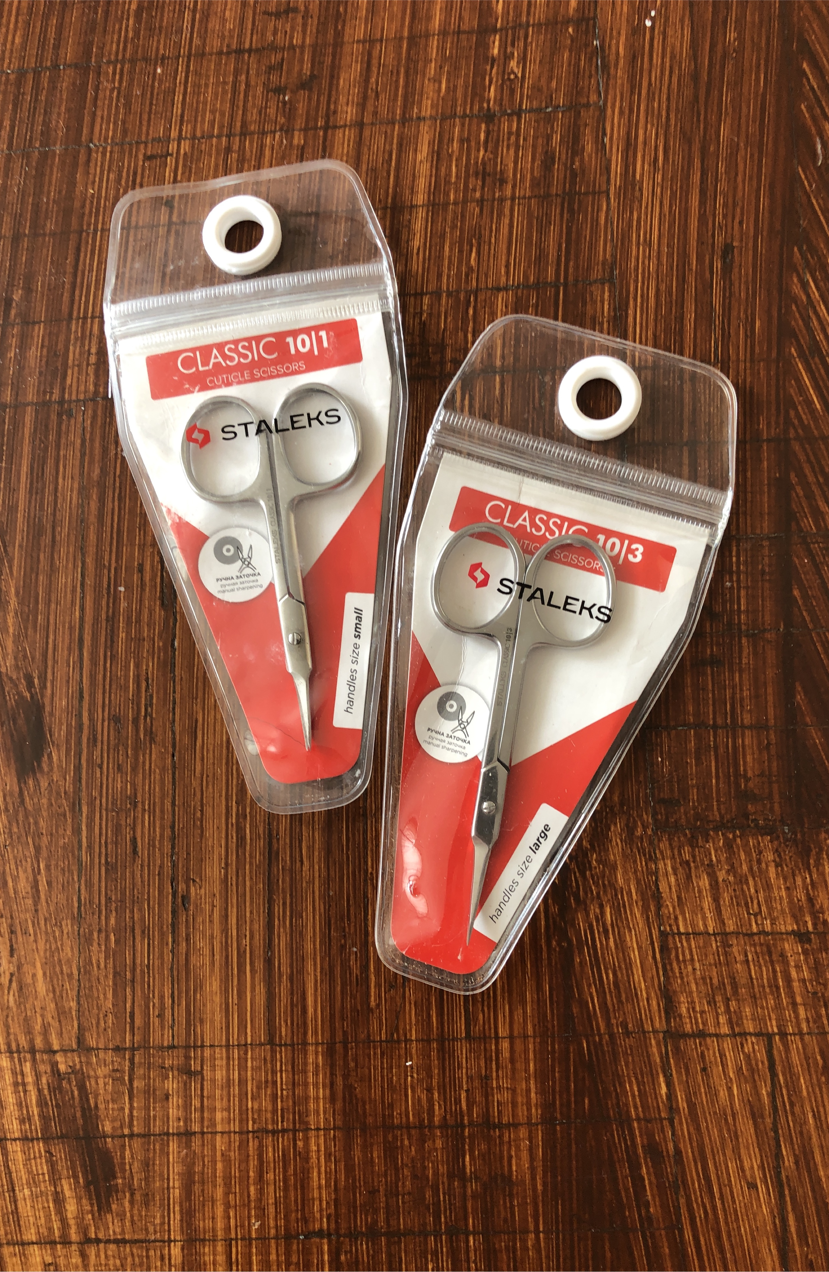 Staleks Classic Cuticle Scissors - Small & Large thumbnail