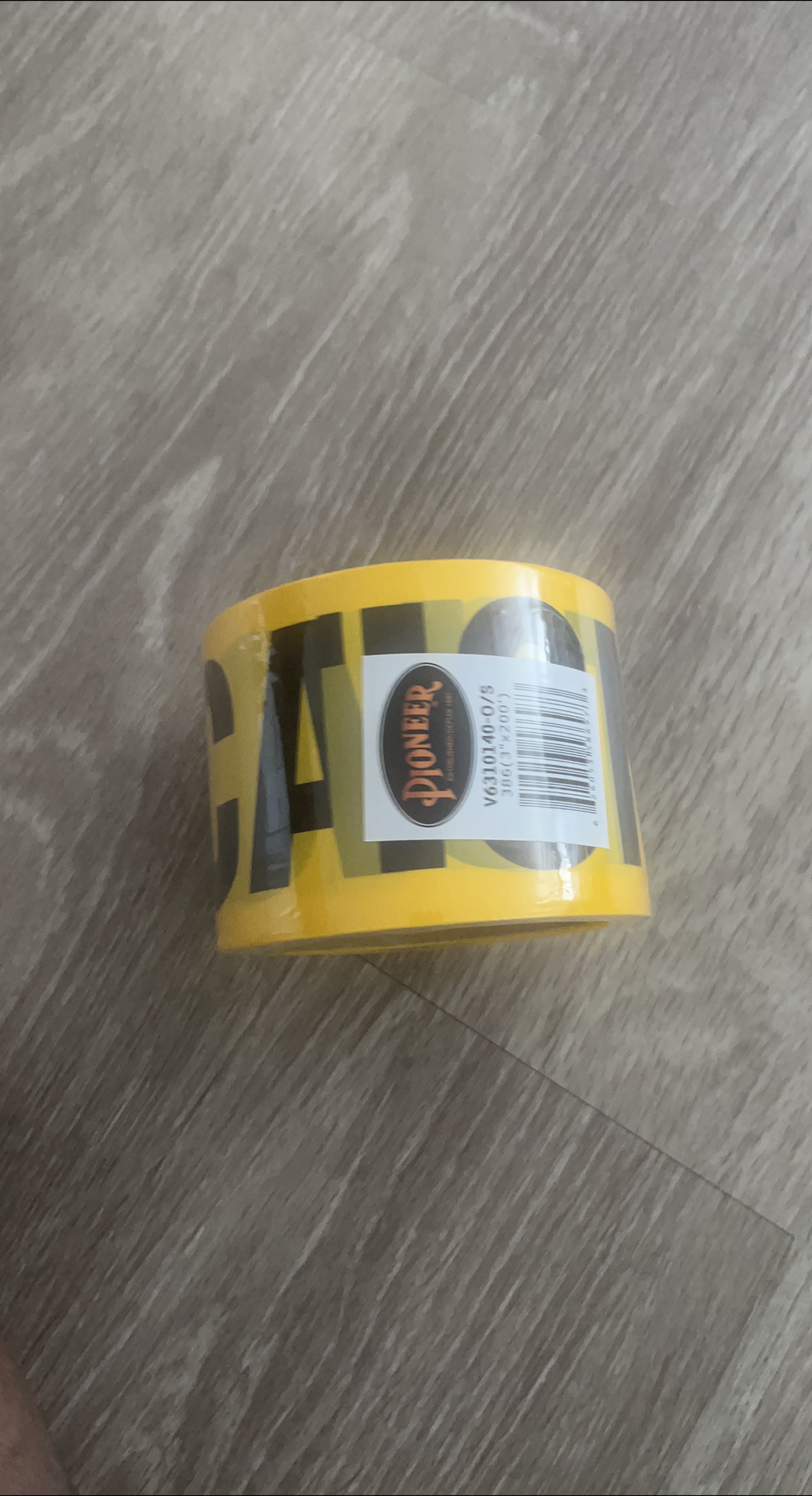Pioneer Caution Tape - 3" x 200' thumbnail