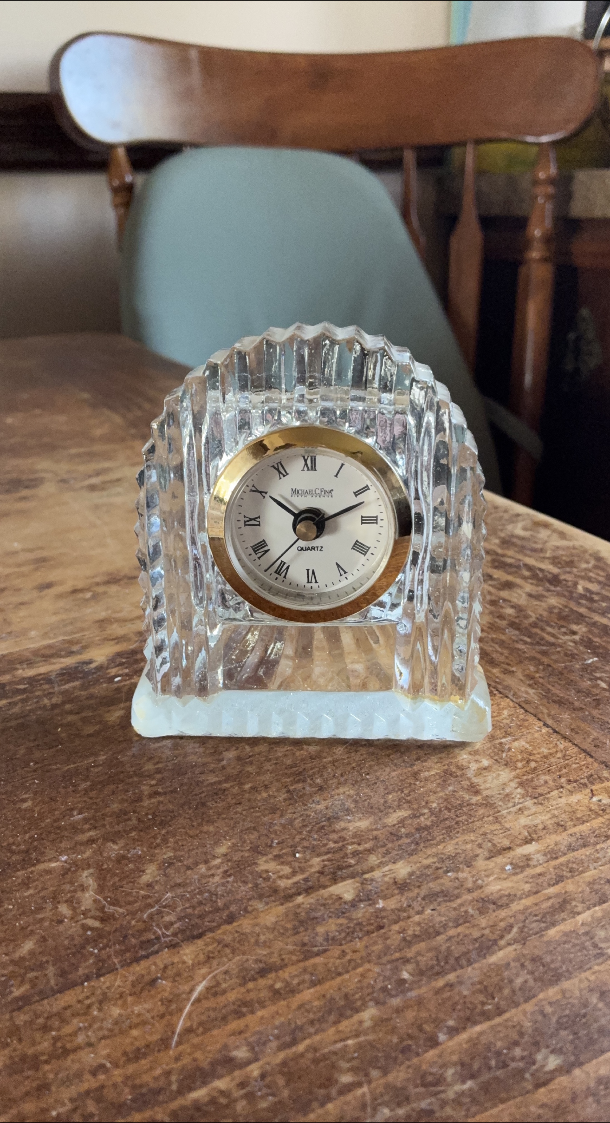 Michael C. Fina Quartz Table Clock