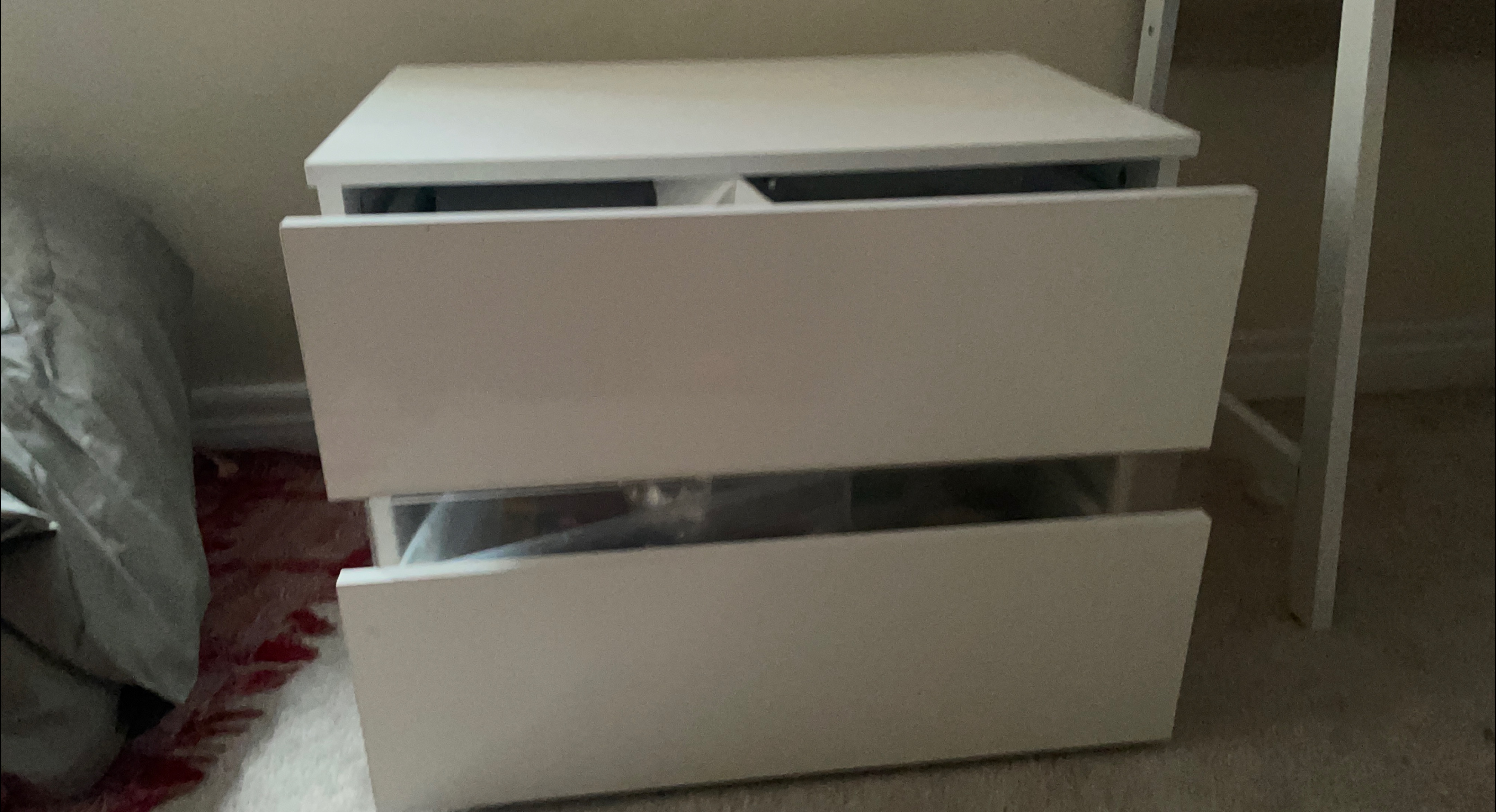 IKEA Malm White 2-Drawer Chest thumbnail