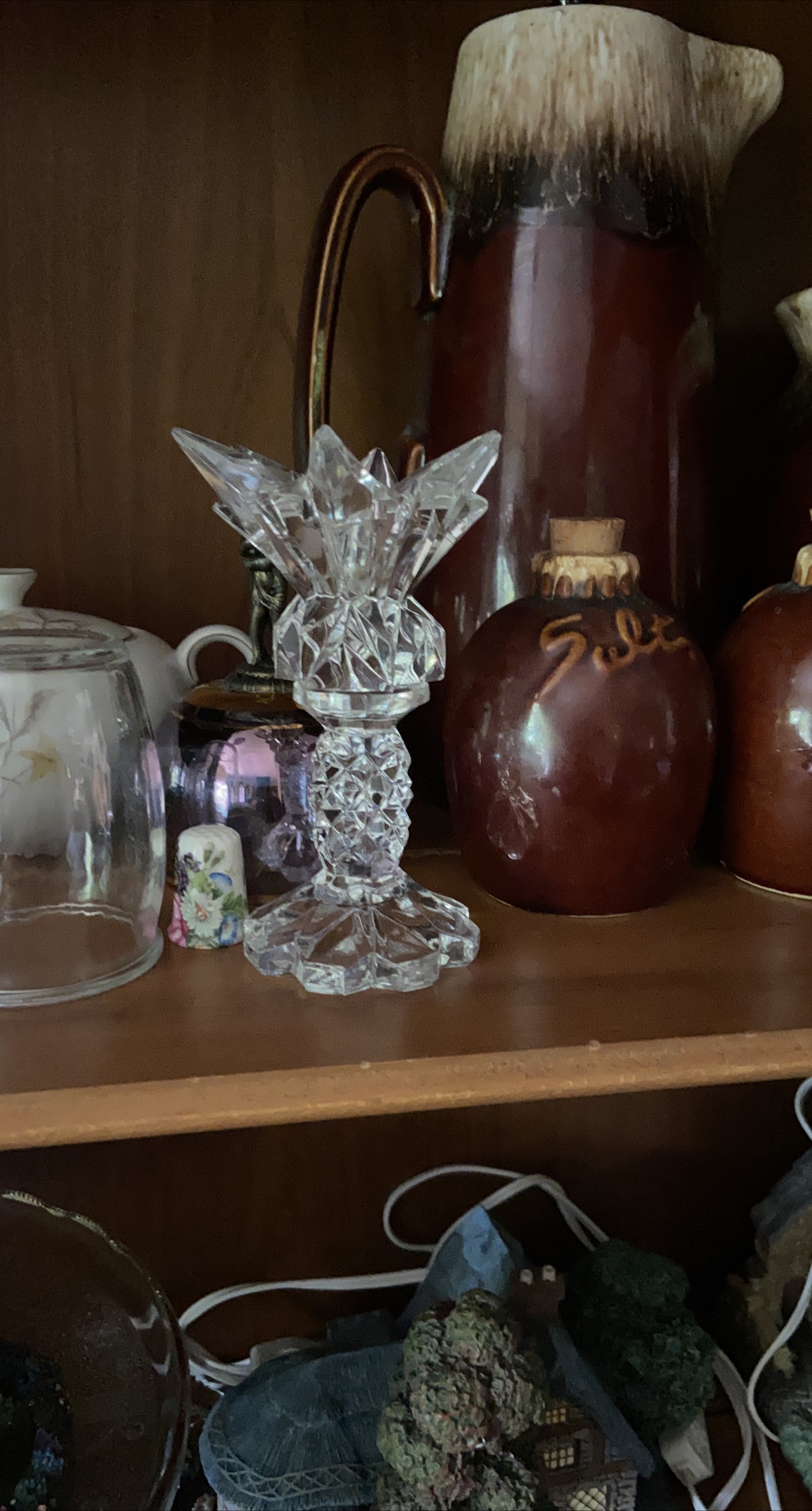 Crystal Pineapple Candle Holder thumbnail