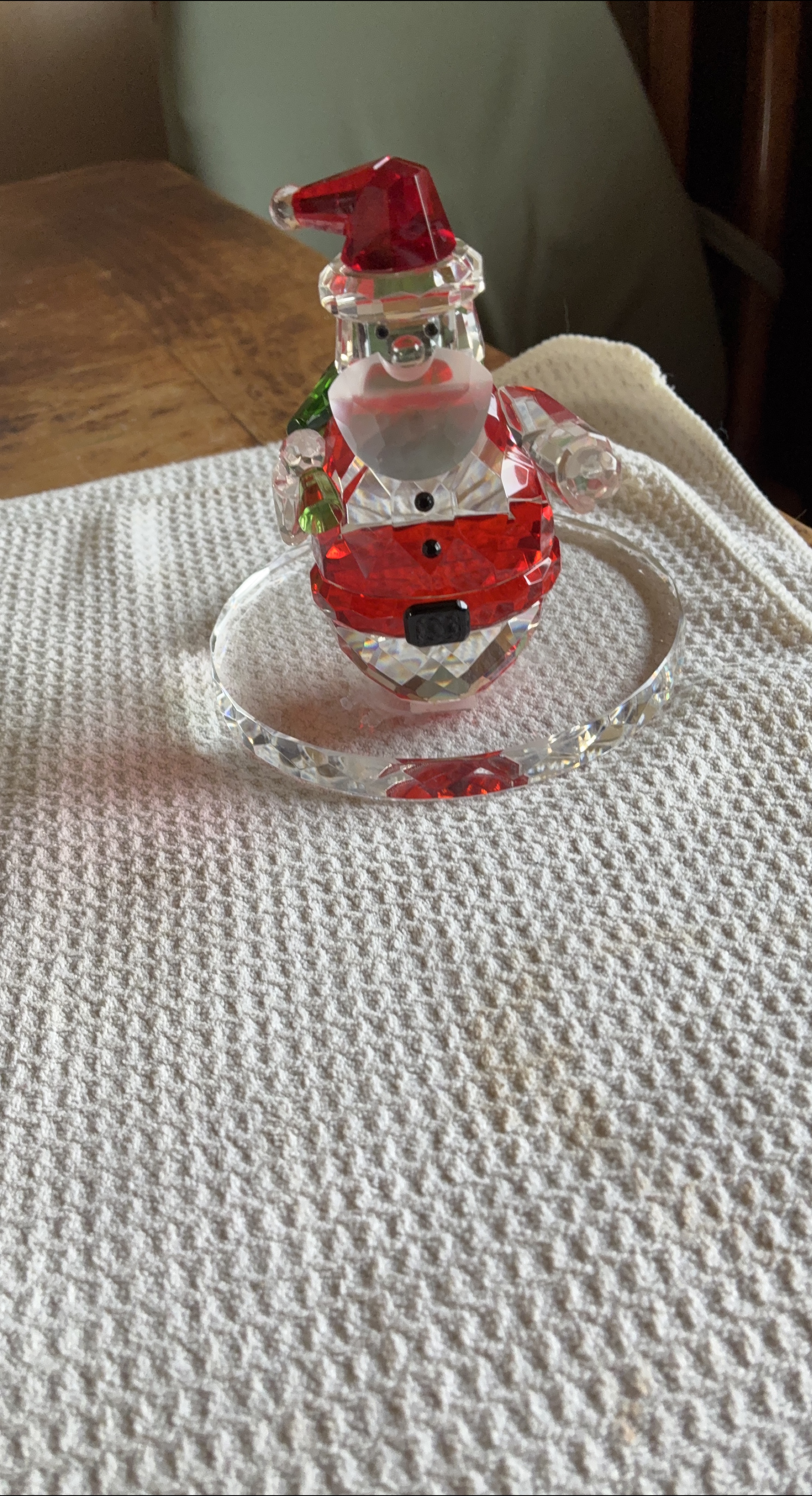 Swarovski Crystal Santa Figurine thumbnail