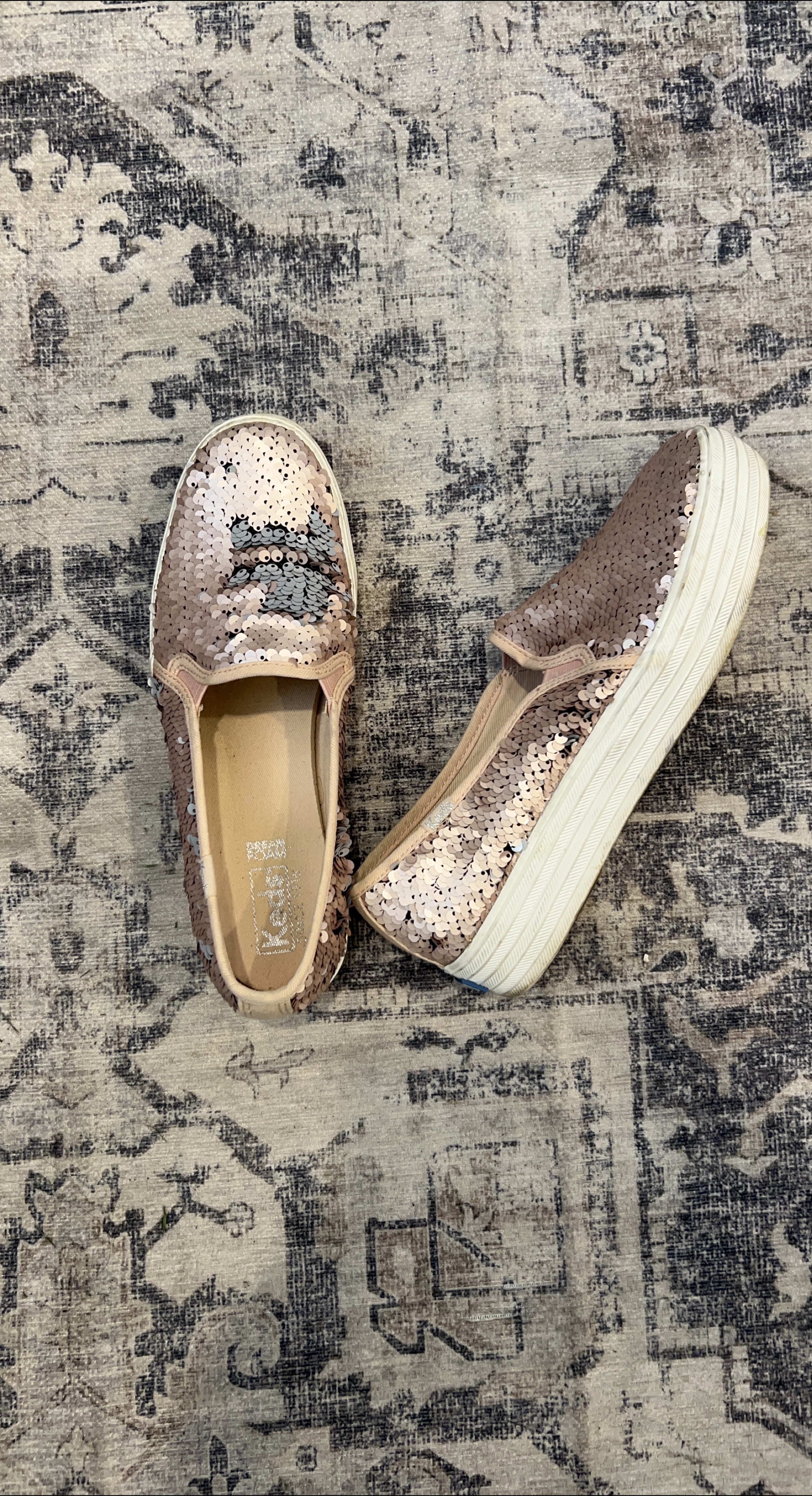 Keds Sequin Slip-On Sneakers thumbnail