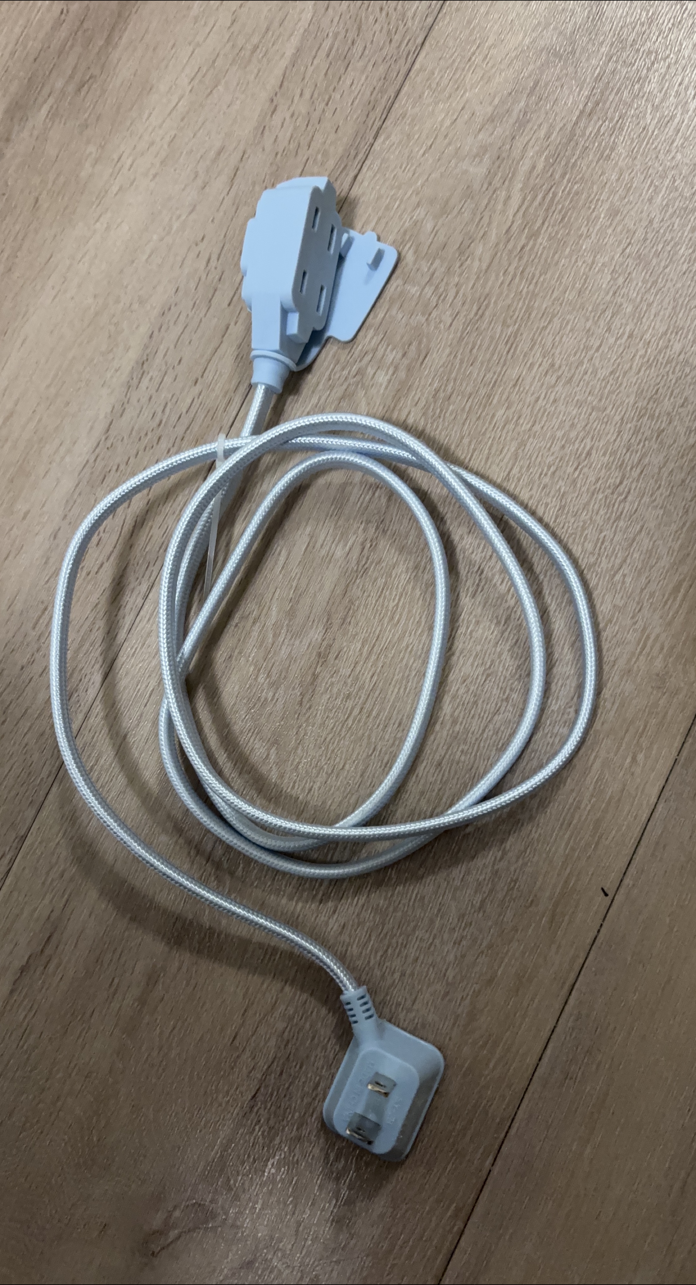 Braided Extension Cord with 3 Outlet Adapter thumbnail