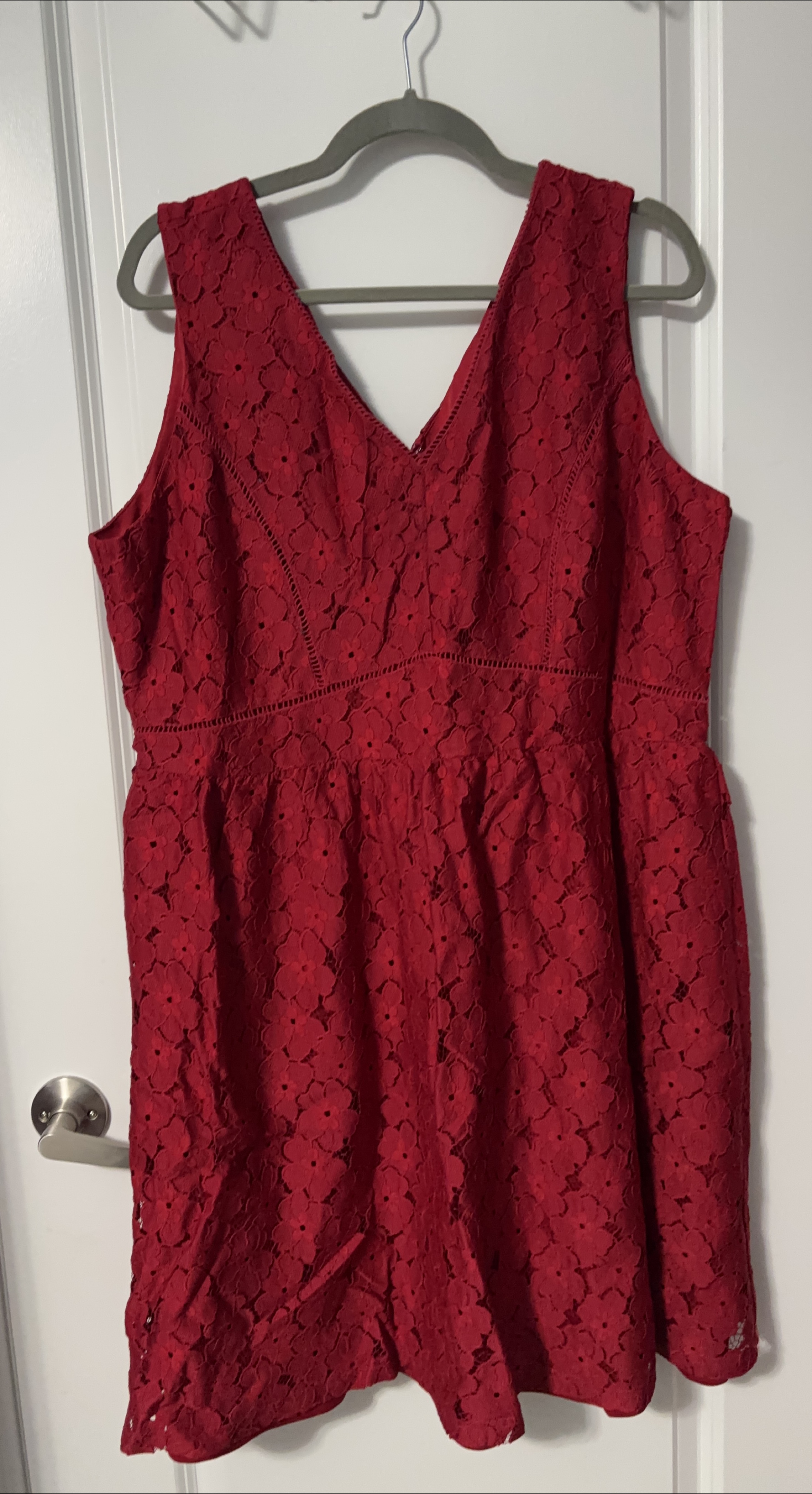 Red Lace Dress image indicator(1)