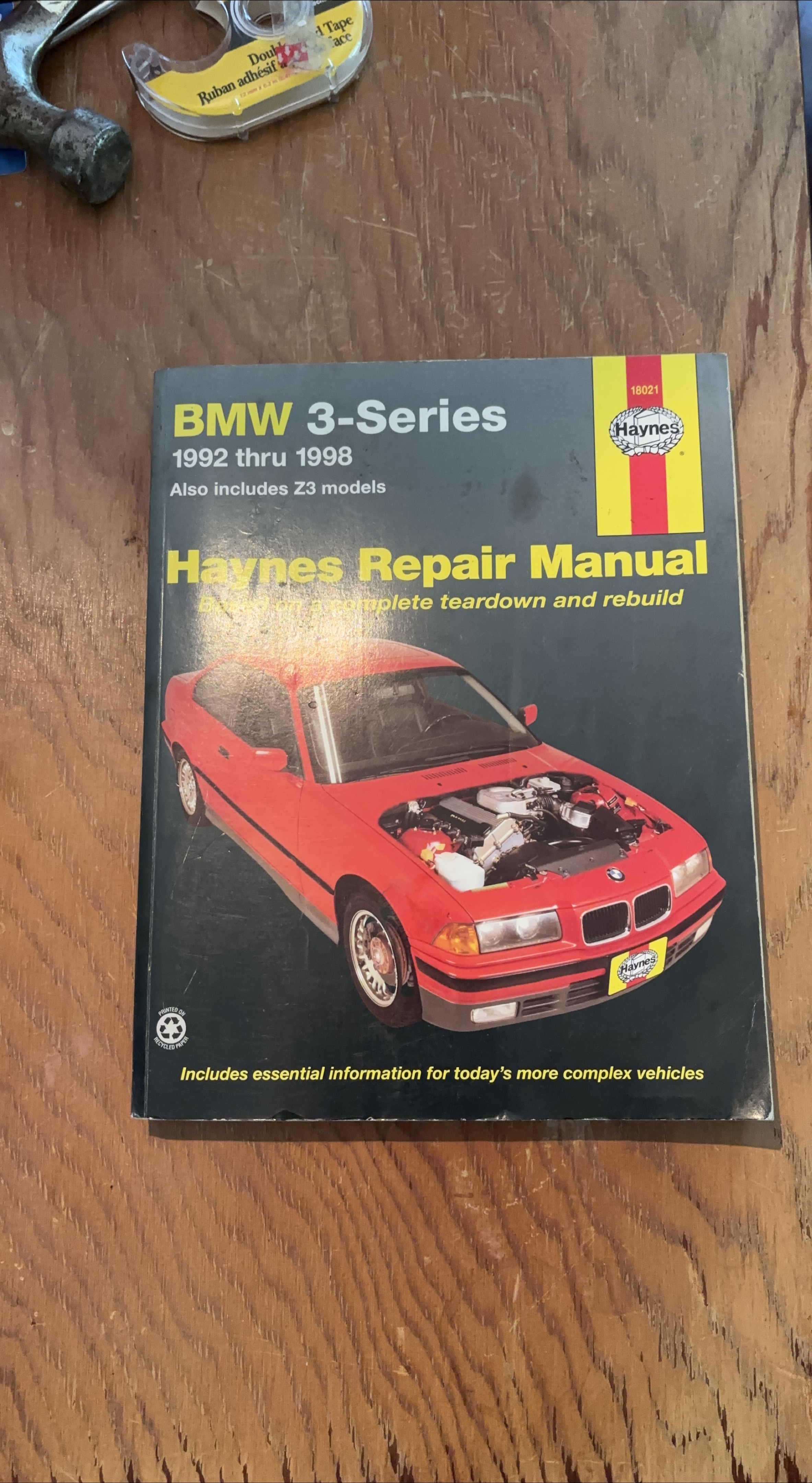 BMW 3-Series Haynes Repair Manual 1992-1998 thumbnail