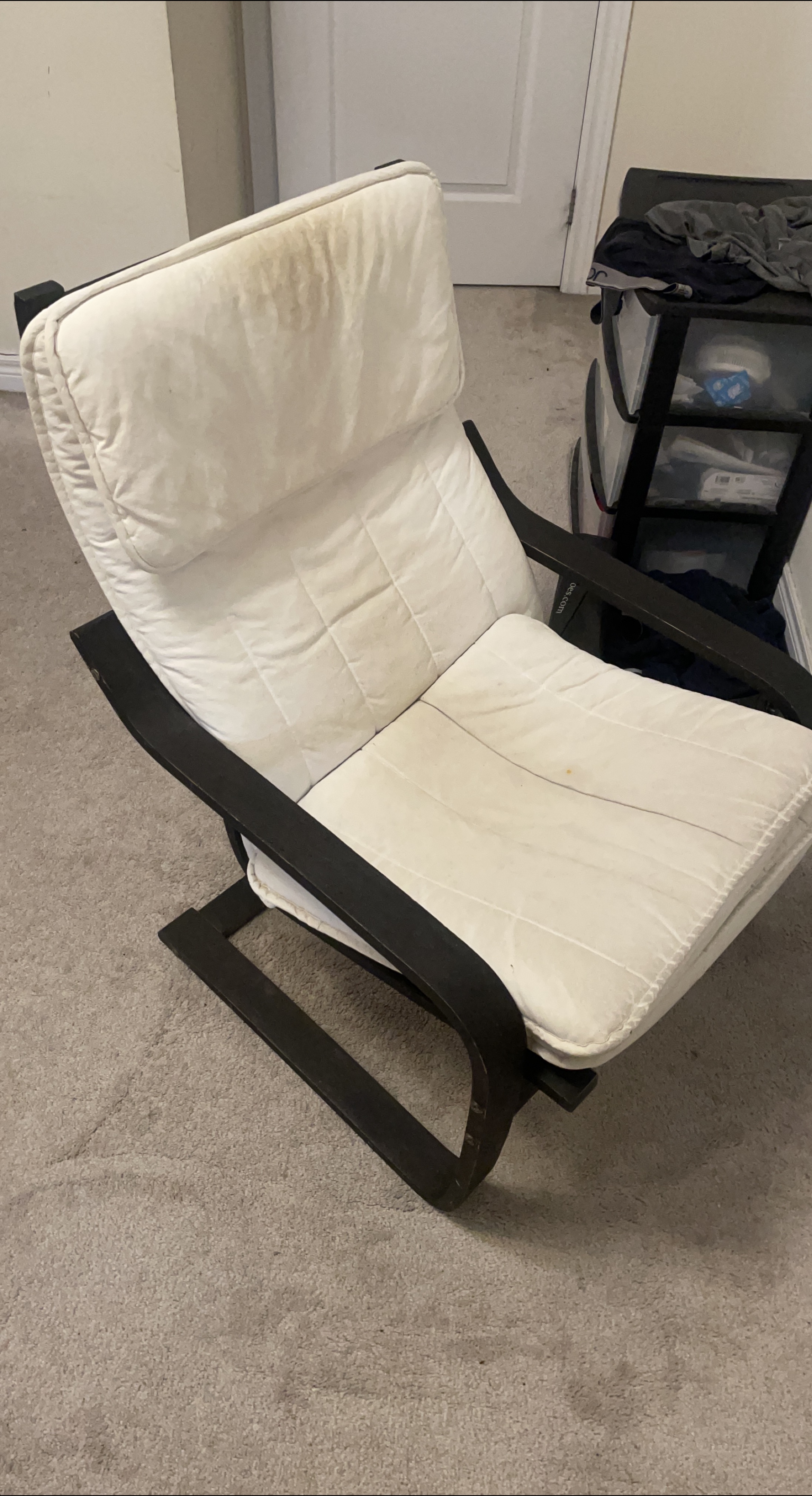IKEA Poang Chair - Off White Cushion thumbnail