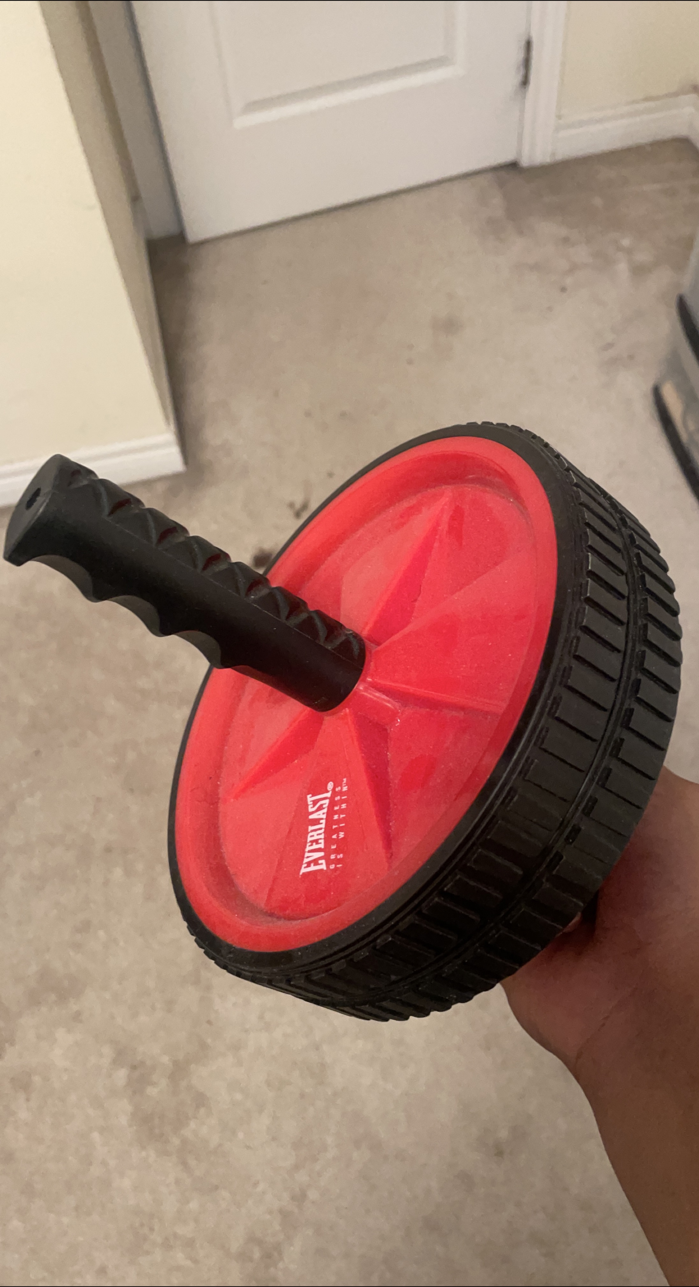 Everlast Ab Wheel - Red & Black thumbnail