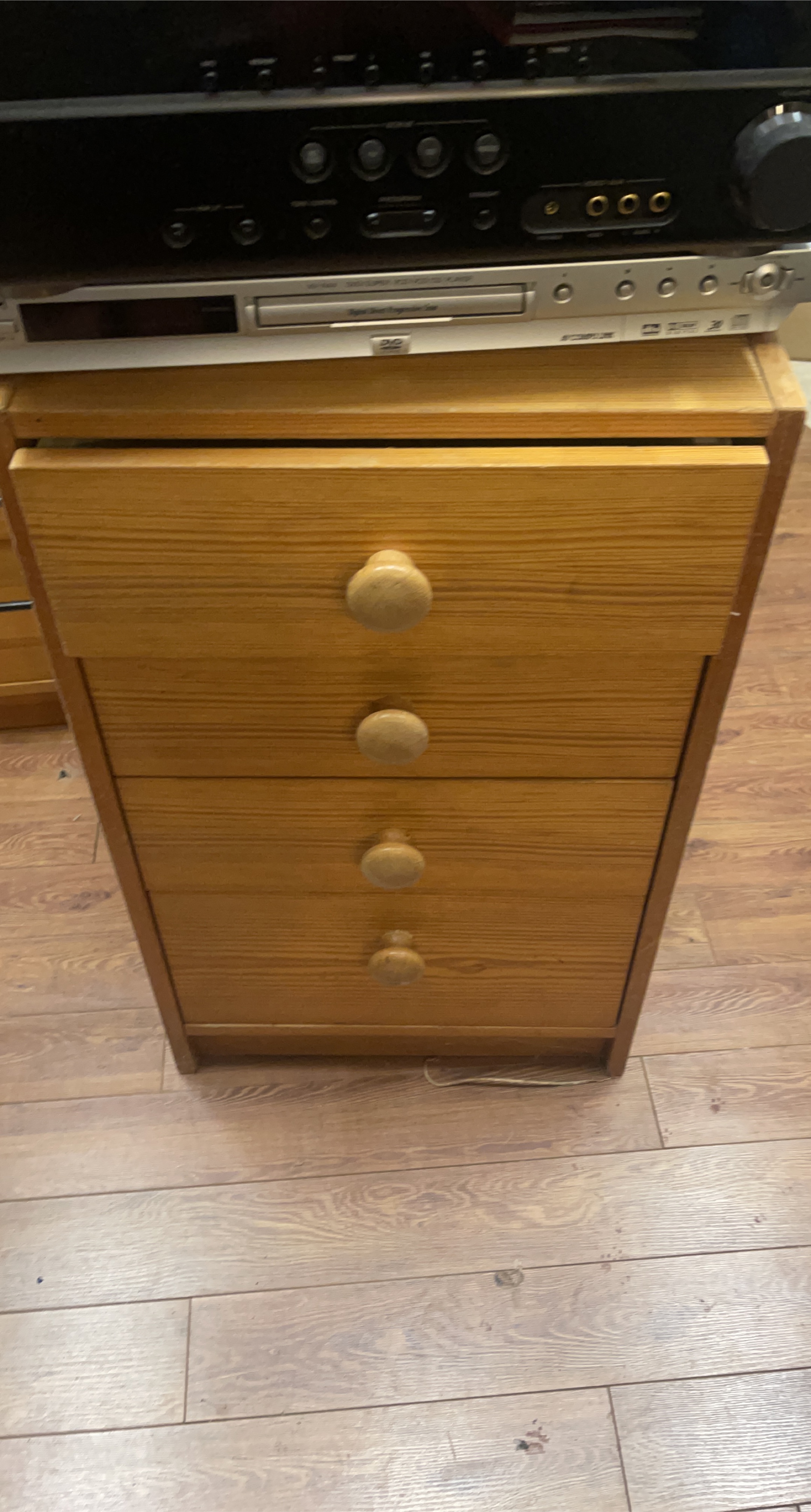 Wooden 4-Drawer Dresser thumbnail
