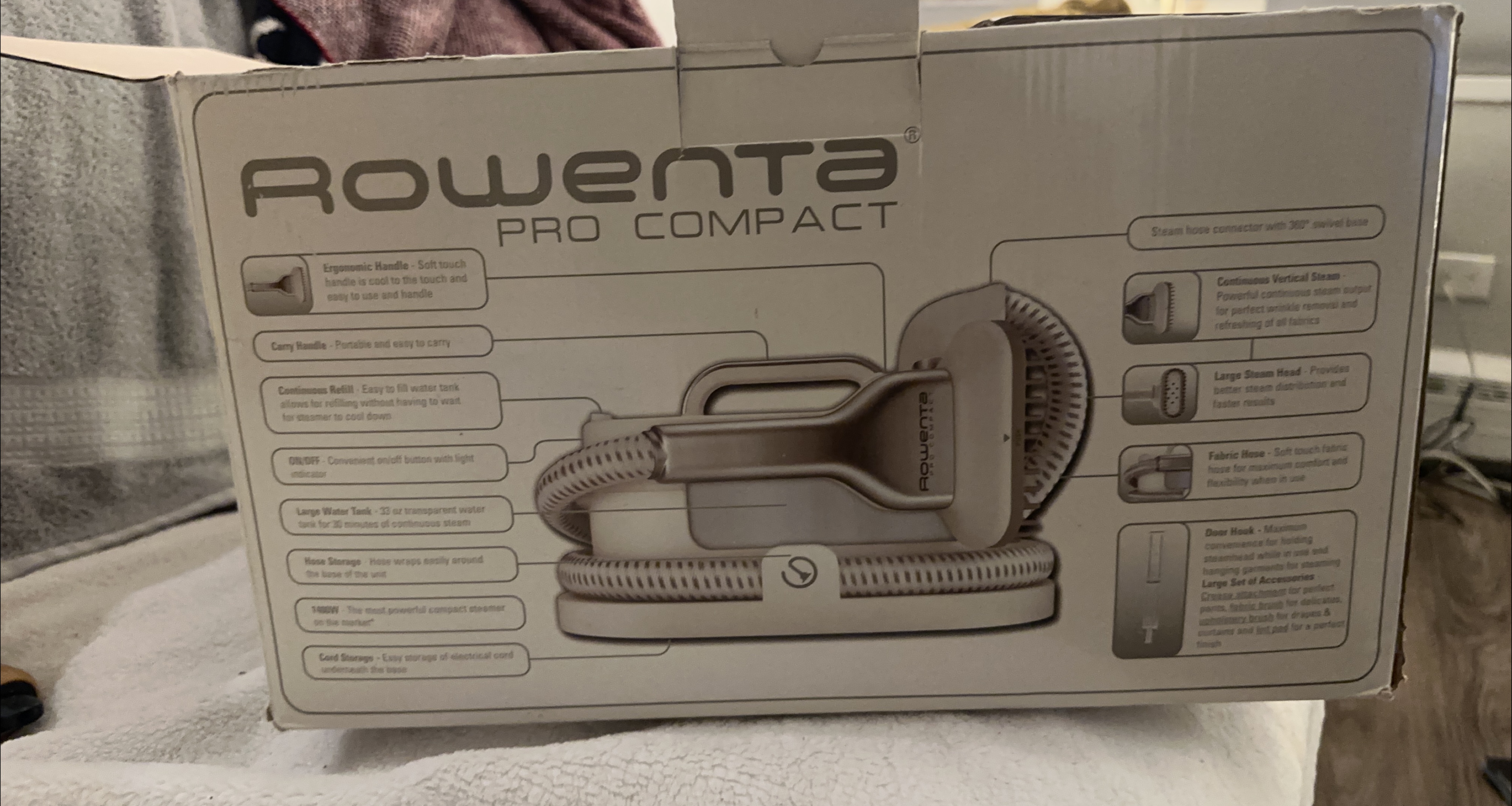 Rowenta Pro Compact Steamer thumbnail