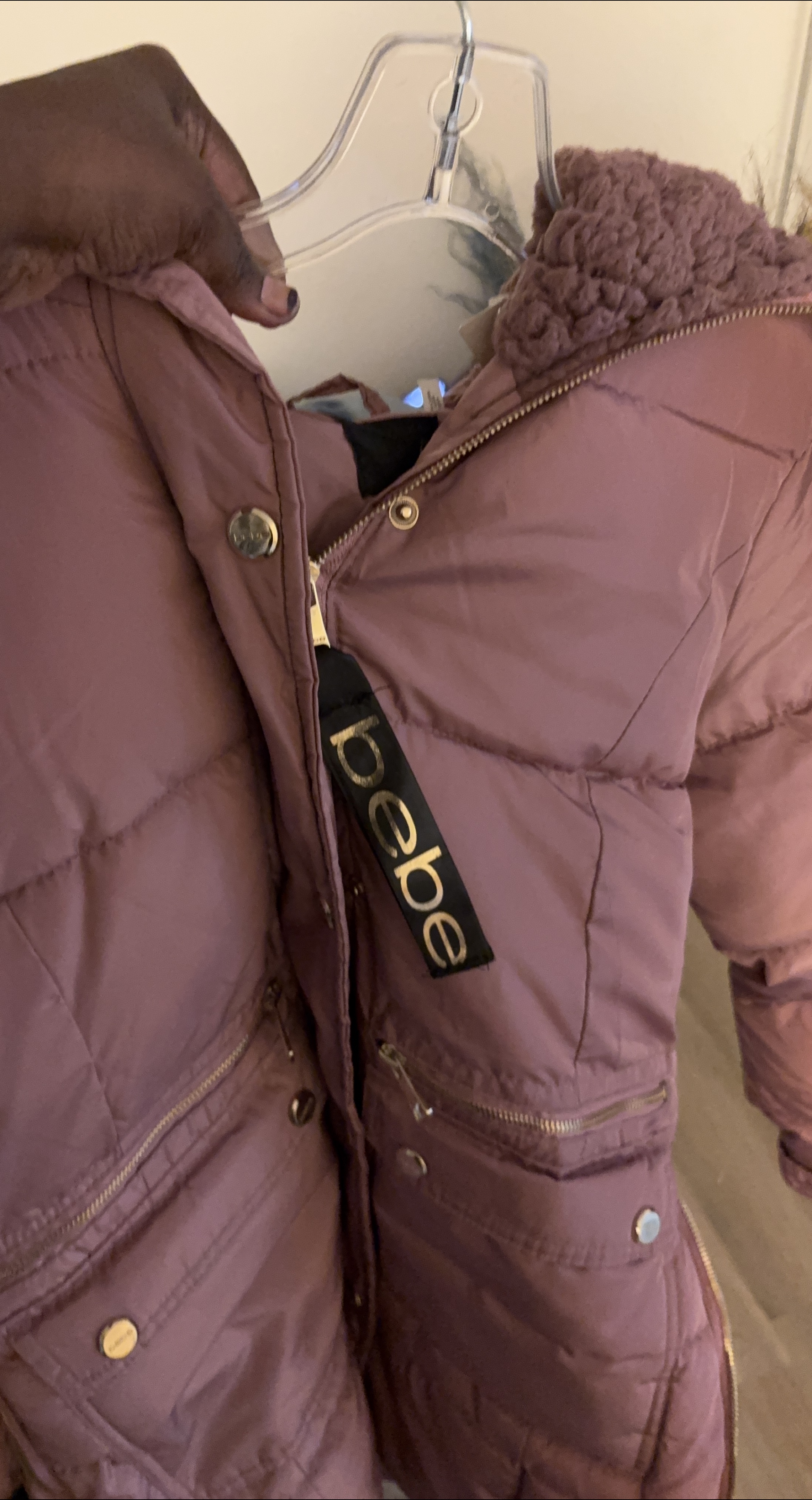 Bebe Puffer Coat - Size S thumbnail