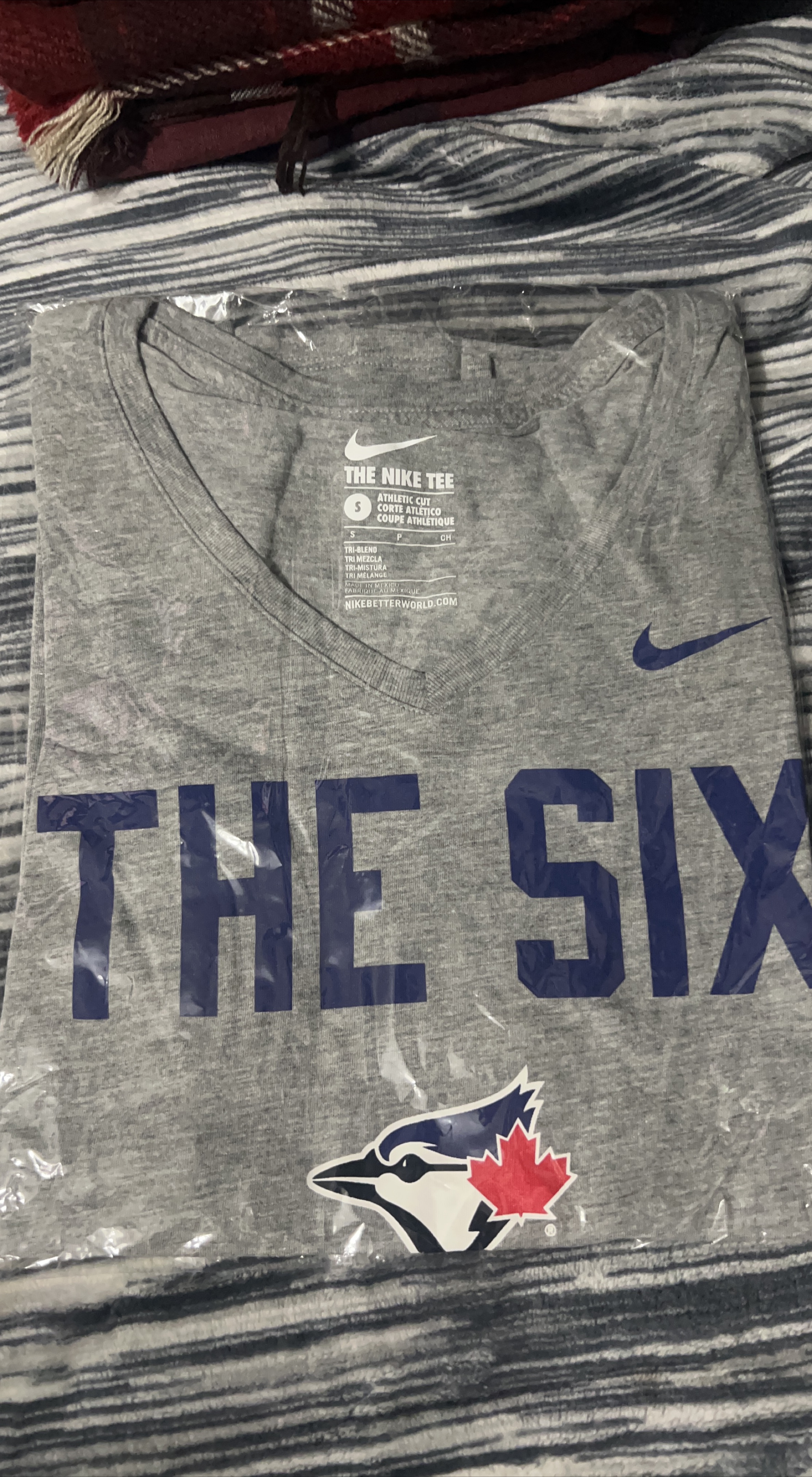 New Nike Toronto Blue Jays 'The Six' T-Shirt - Size S thumbnail