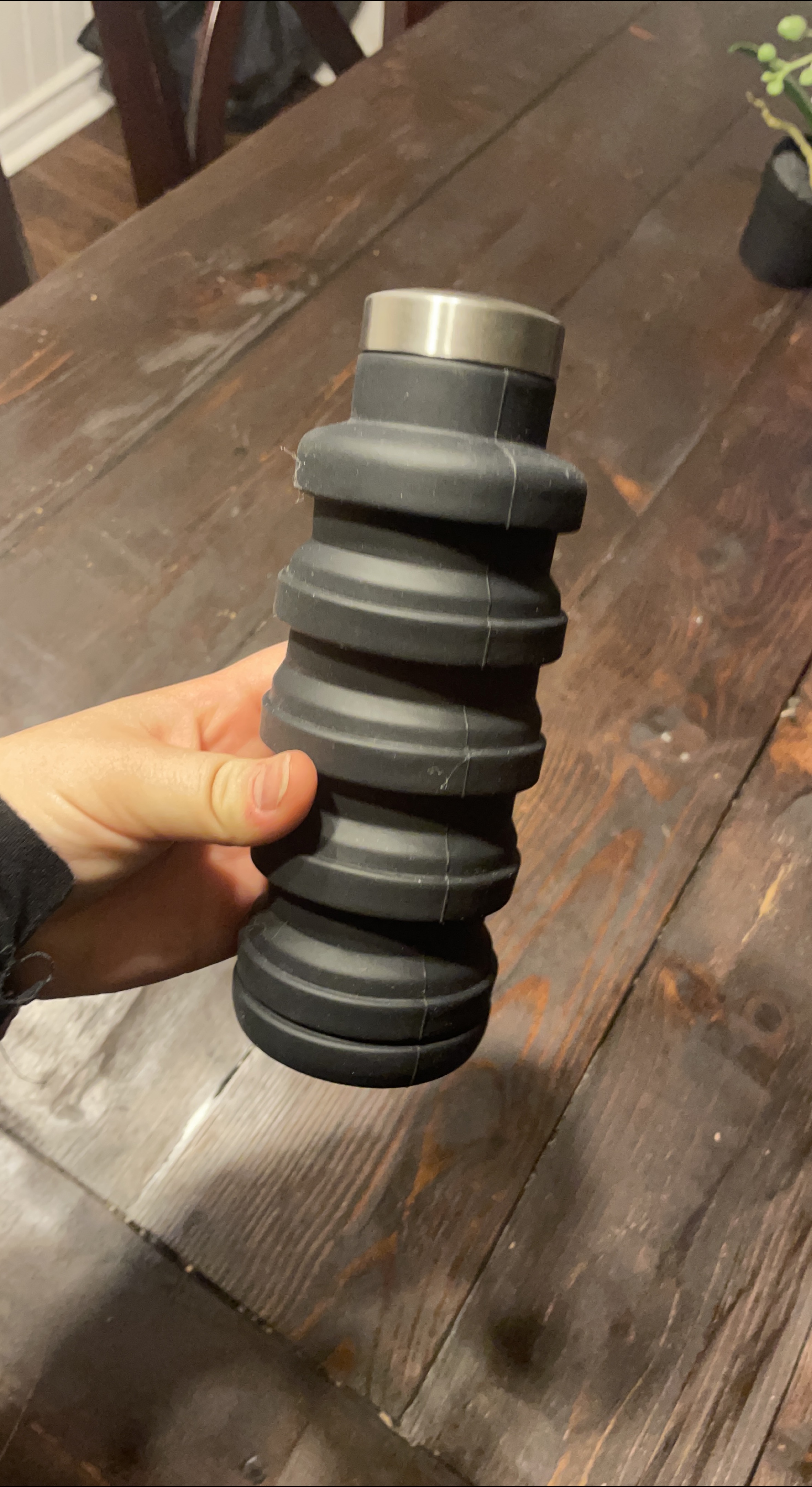 Black Collapsible Water Bottle thumbnail