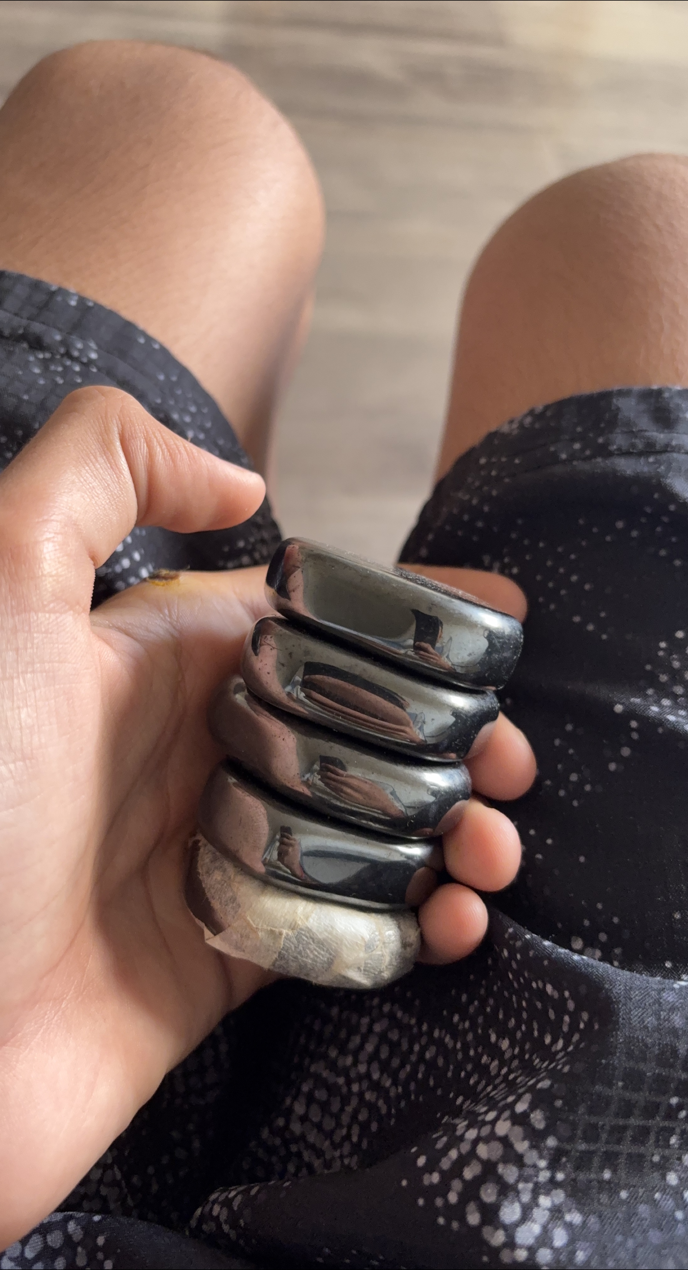 Magnetic Hematite Rings
