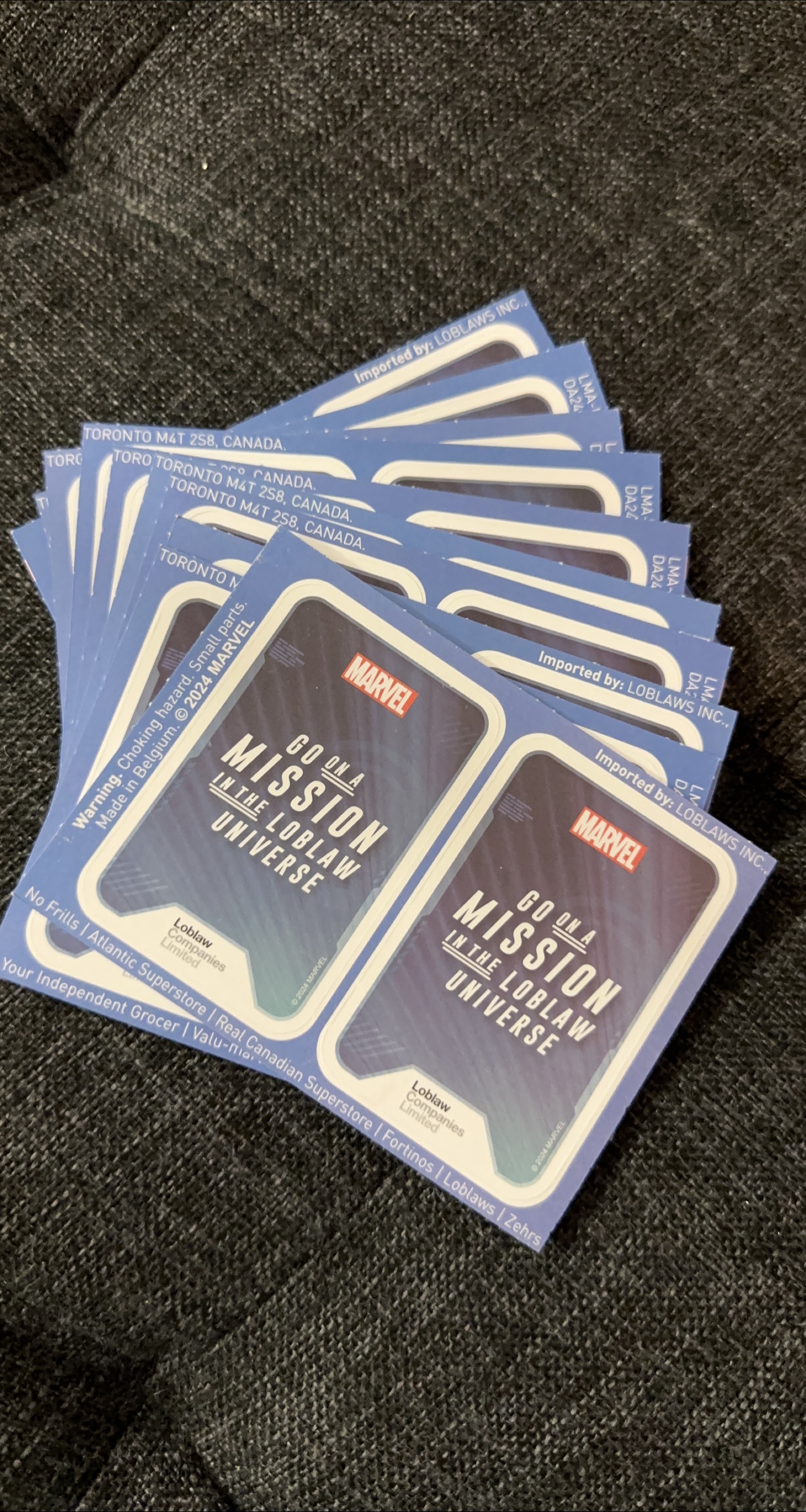Marvel Go on a Mission in the Loblaw Universe Cards thumbnail