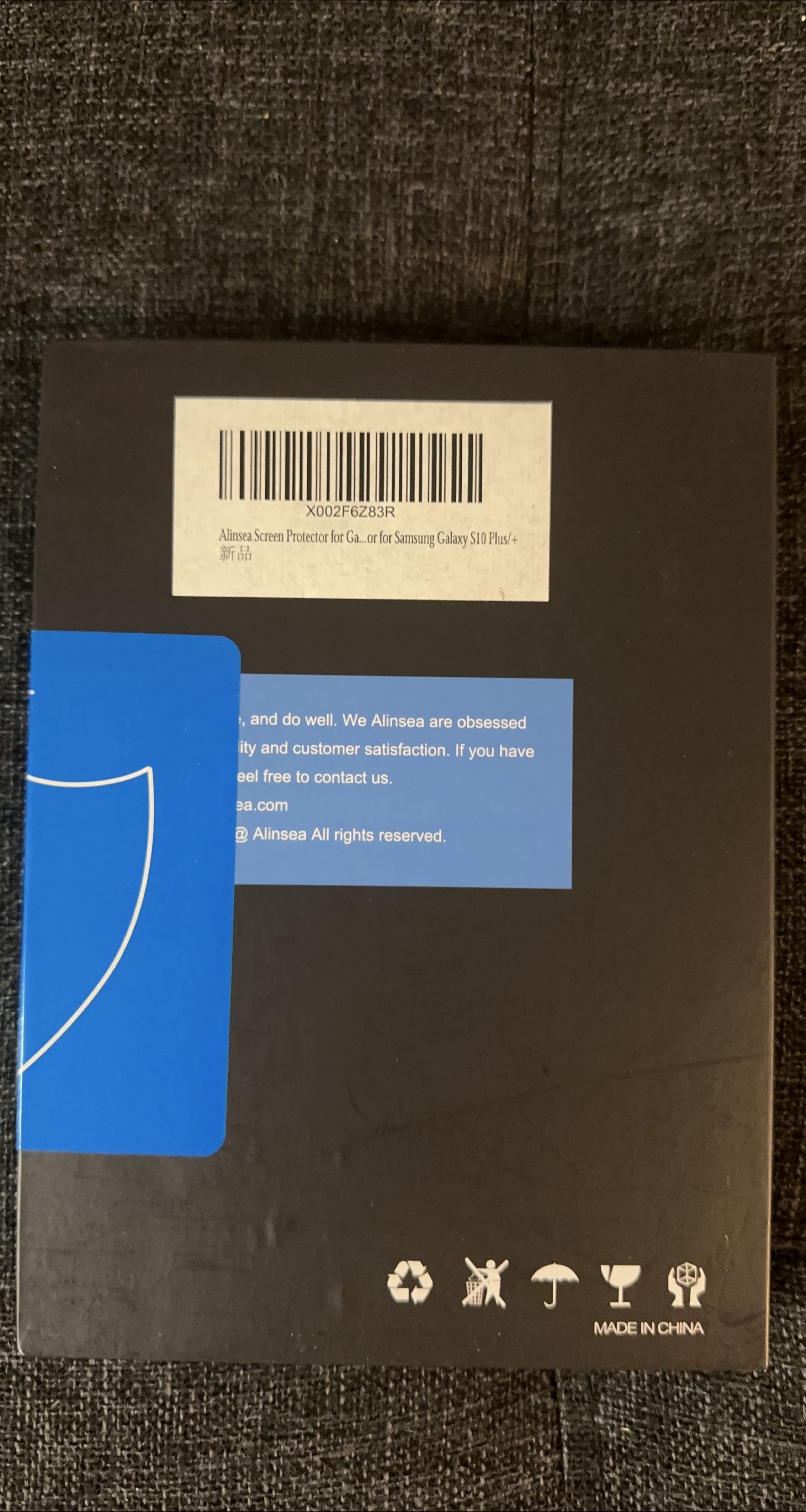 🥕Alinsea Screen Protector for Samsung Galaxy S10 Plus/ + thumbnail
