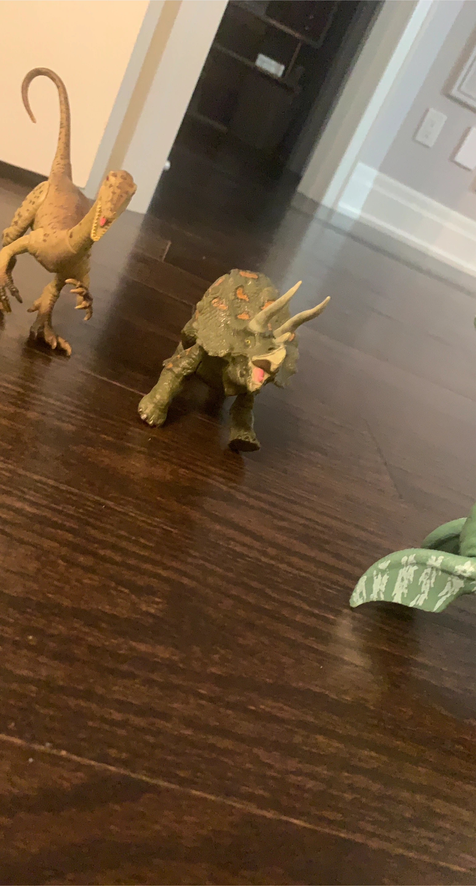 Dinosaur Figures - Triceratops, Velociraptor thumbnail