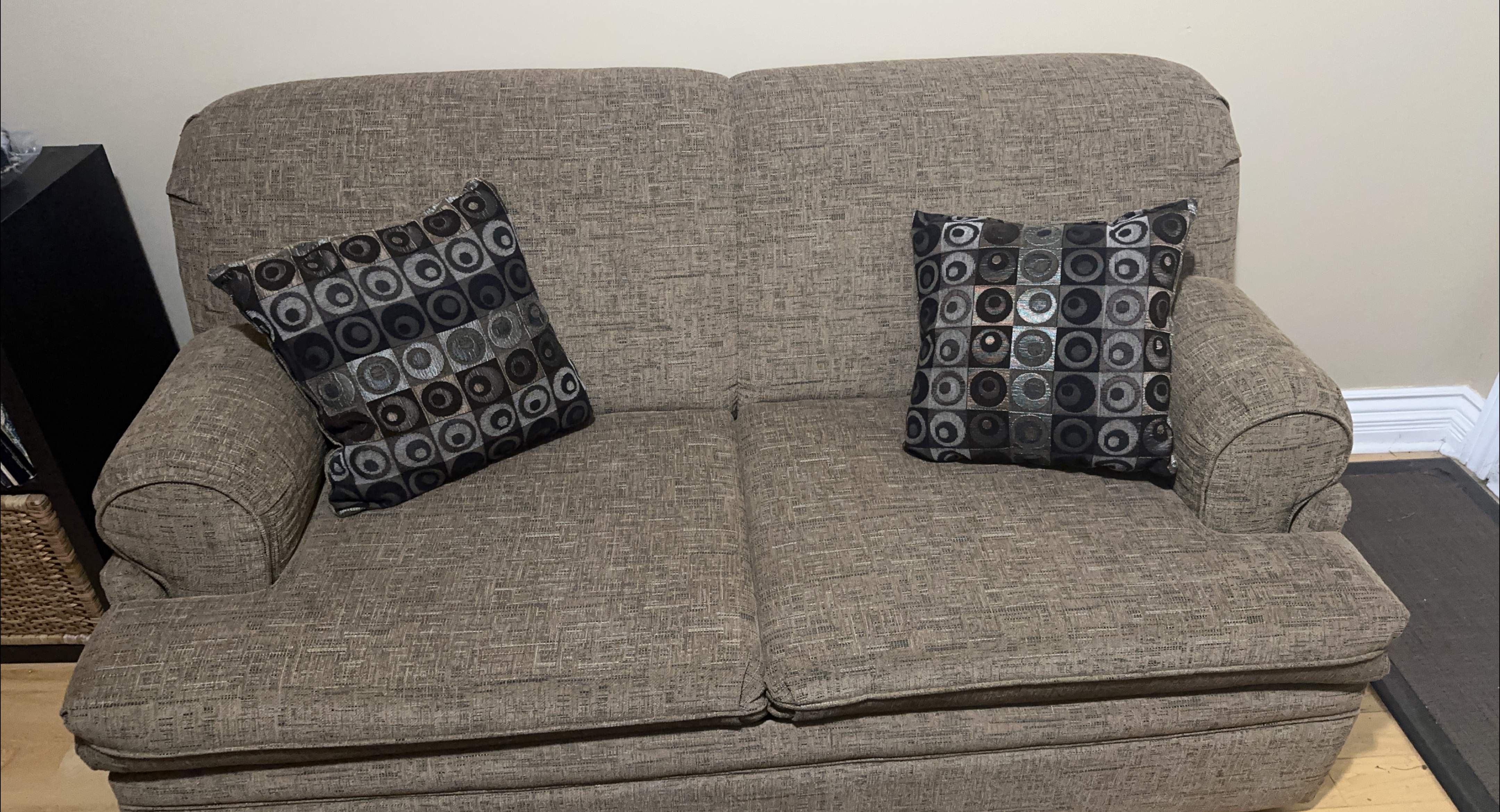 Loveseat Sofa bed with Pillows thumbnail