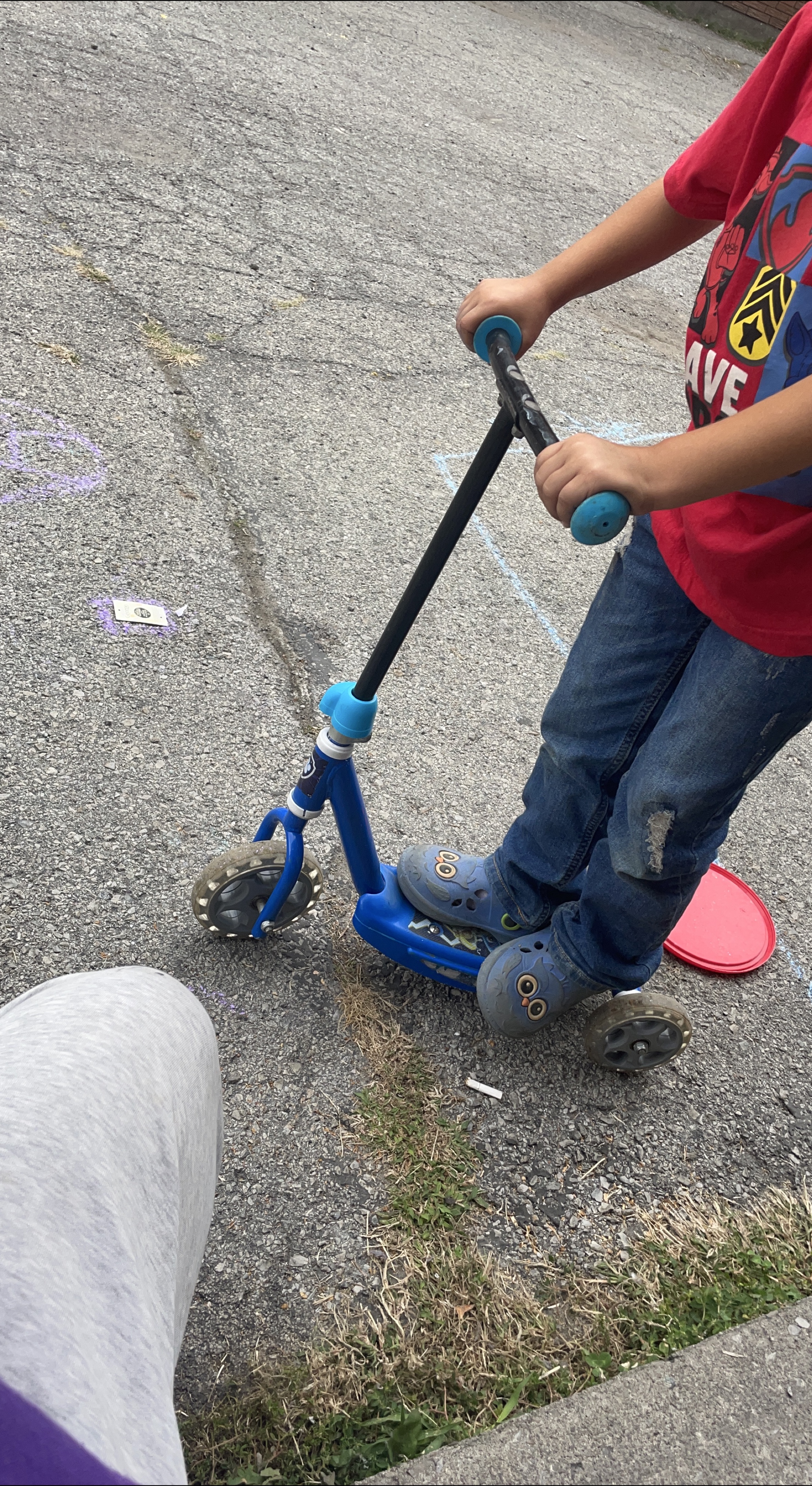 Kids' Blue Scooter thumbnail